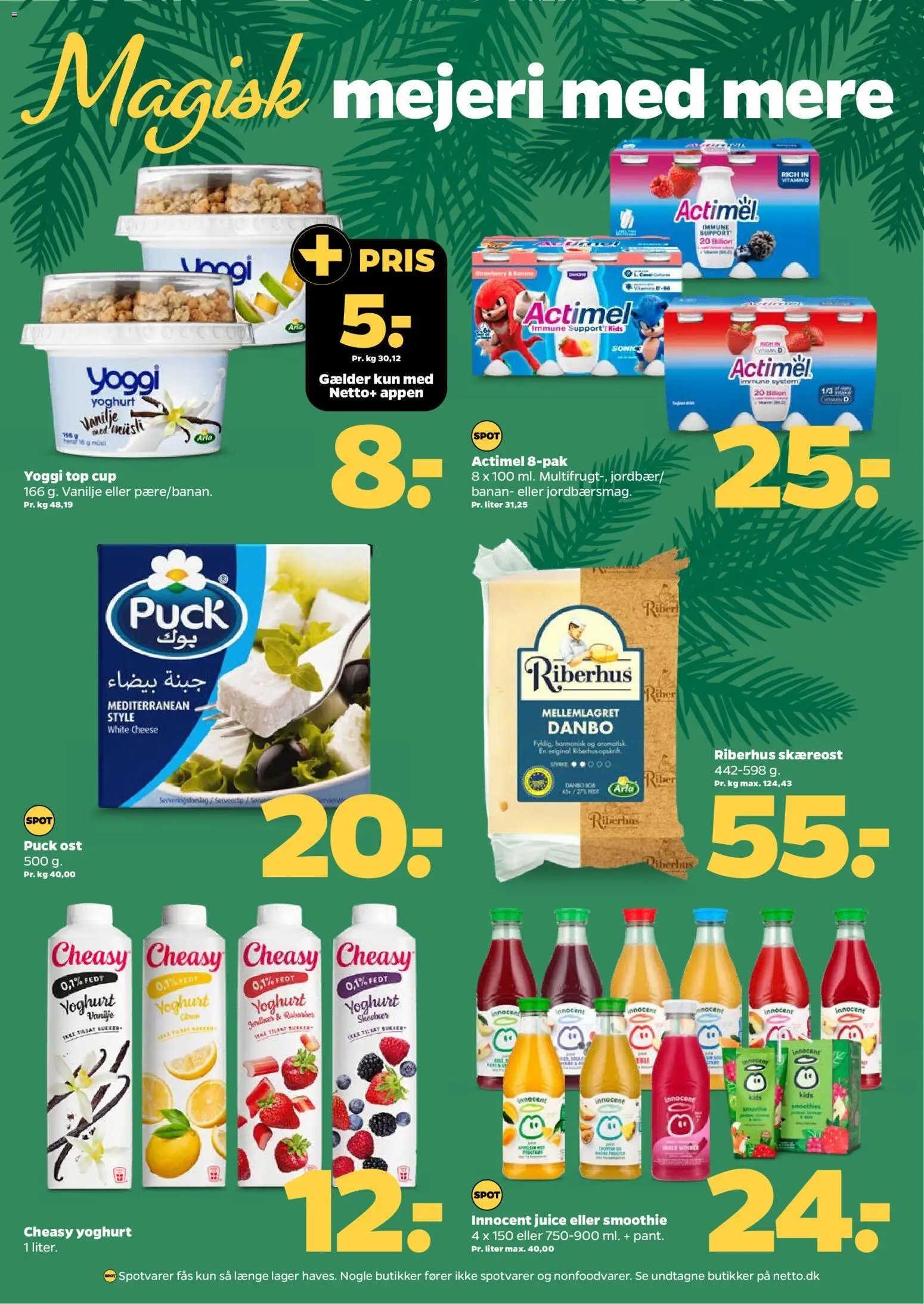 Netto tilbudsavis – gyldig fra 29.11.2025 | Side: 13 | Produkter: Ost, Juice, Müsli, Smoothie