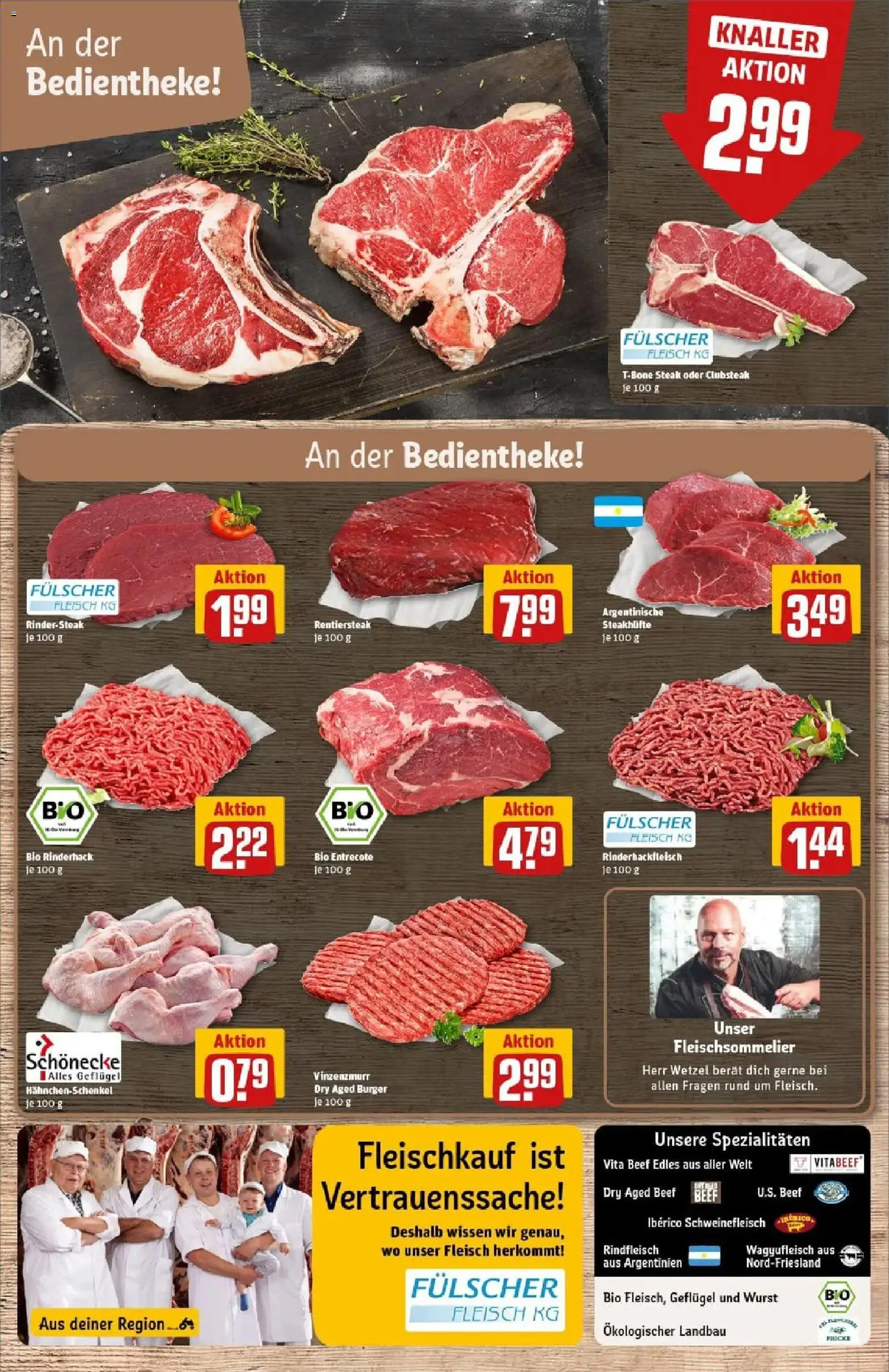 Rewe prospekt Hamburg	 – gültig ab 11.01.2026 | Seite: 8 | Produkte: Wurst, Rindfleisch, Steak, Fleisch