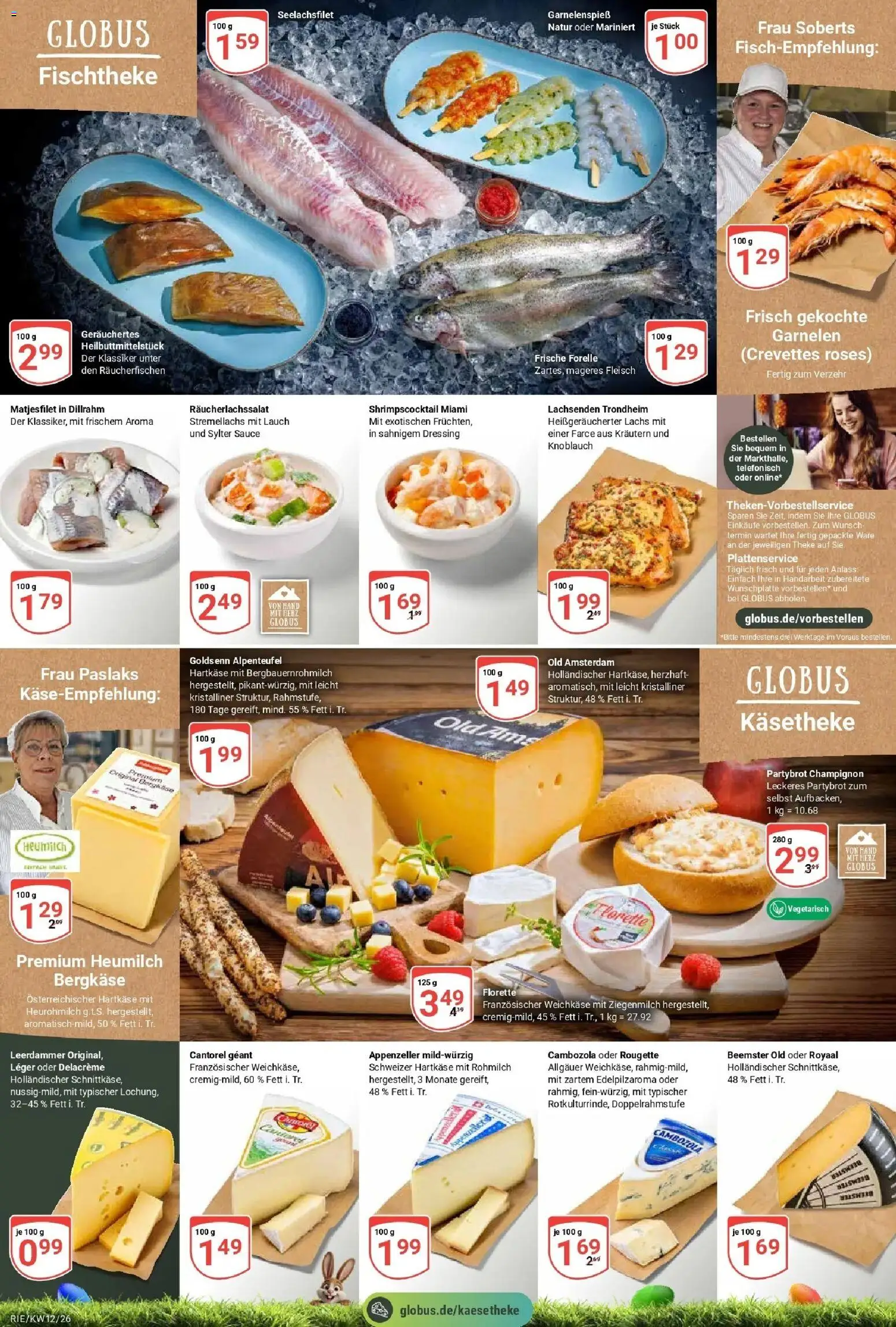 Globus prospekt Bochum-Riemke	 – gültig ab 15.03.2026 | Seite: 9 | Produkte: Garnelen, Leerdammer, Lachs, Fleisch