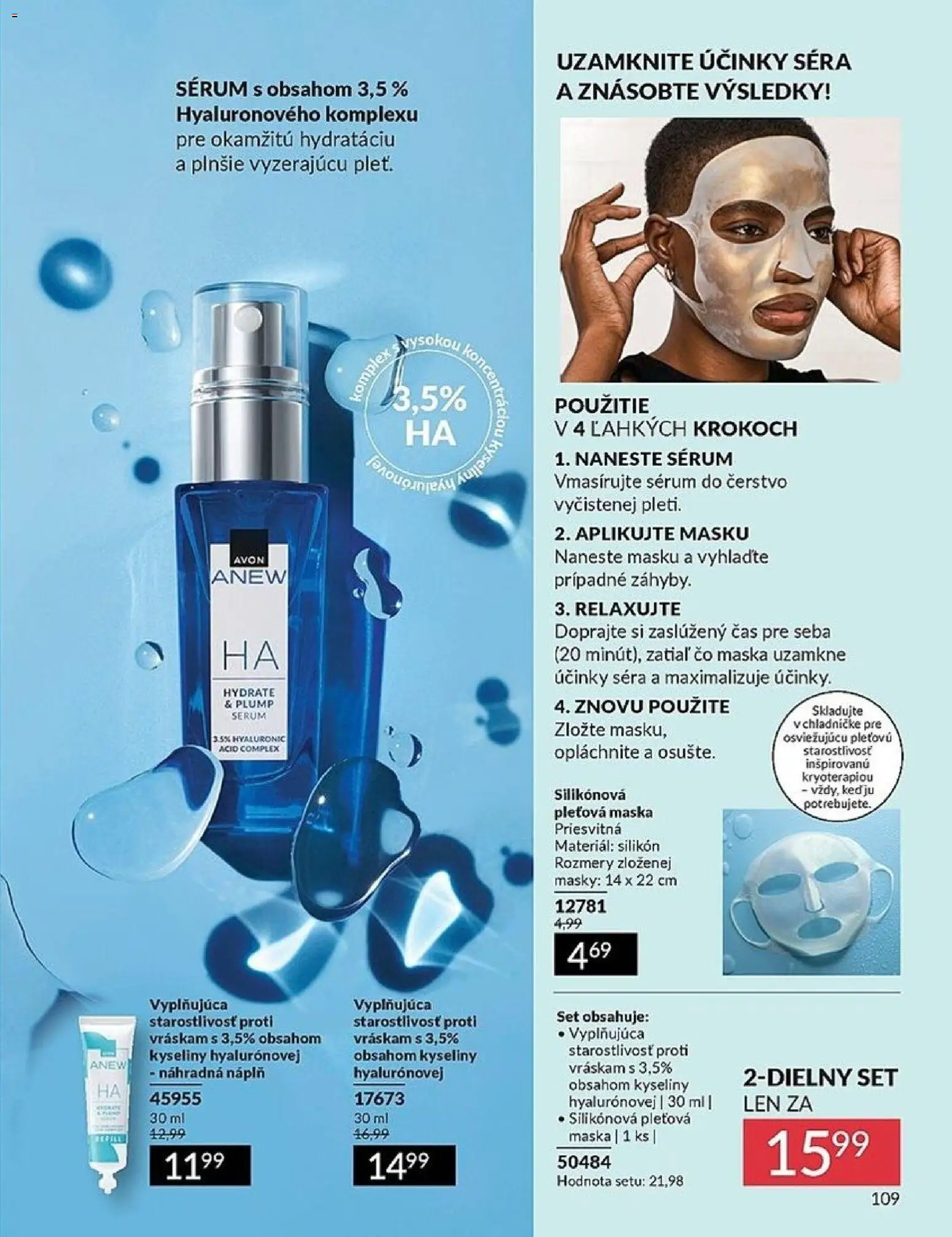 Nové Avon akcie – leták je platný od 01.03.2026 | Strana: 109 | Produkty: Maska