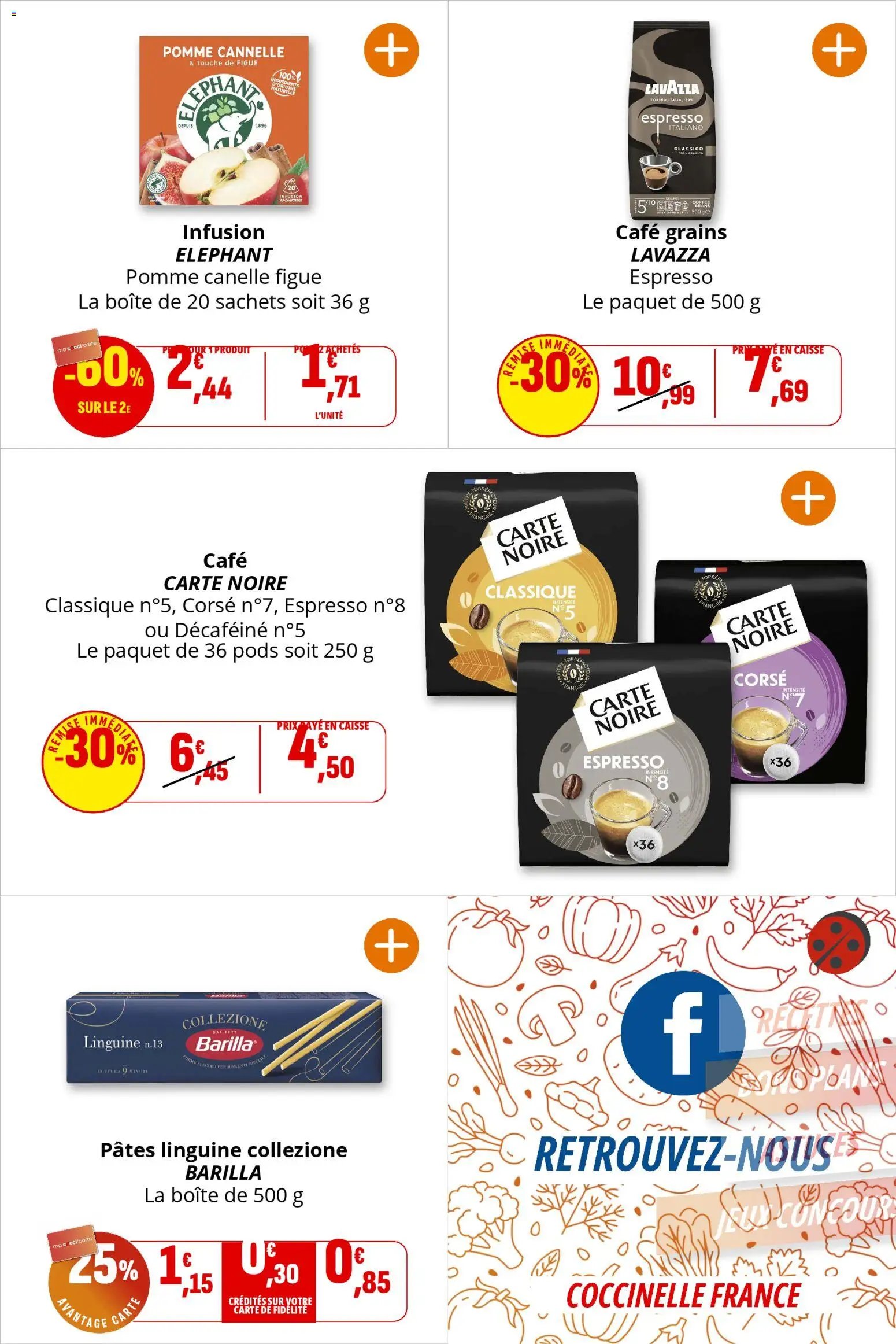 {H1} | Page: 46 | Produits: Figue, Pomme, Infusion, Pâtes