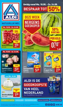Aldi - Folder week 34 - Voorbeeld van een folder van Aldi, geldig van 18.08.2025