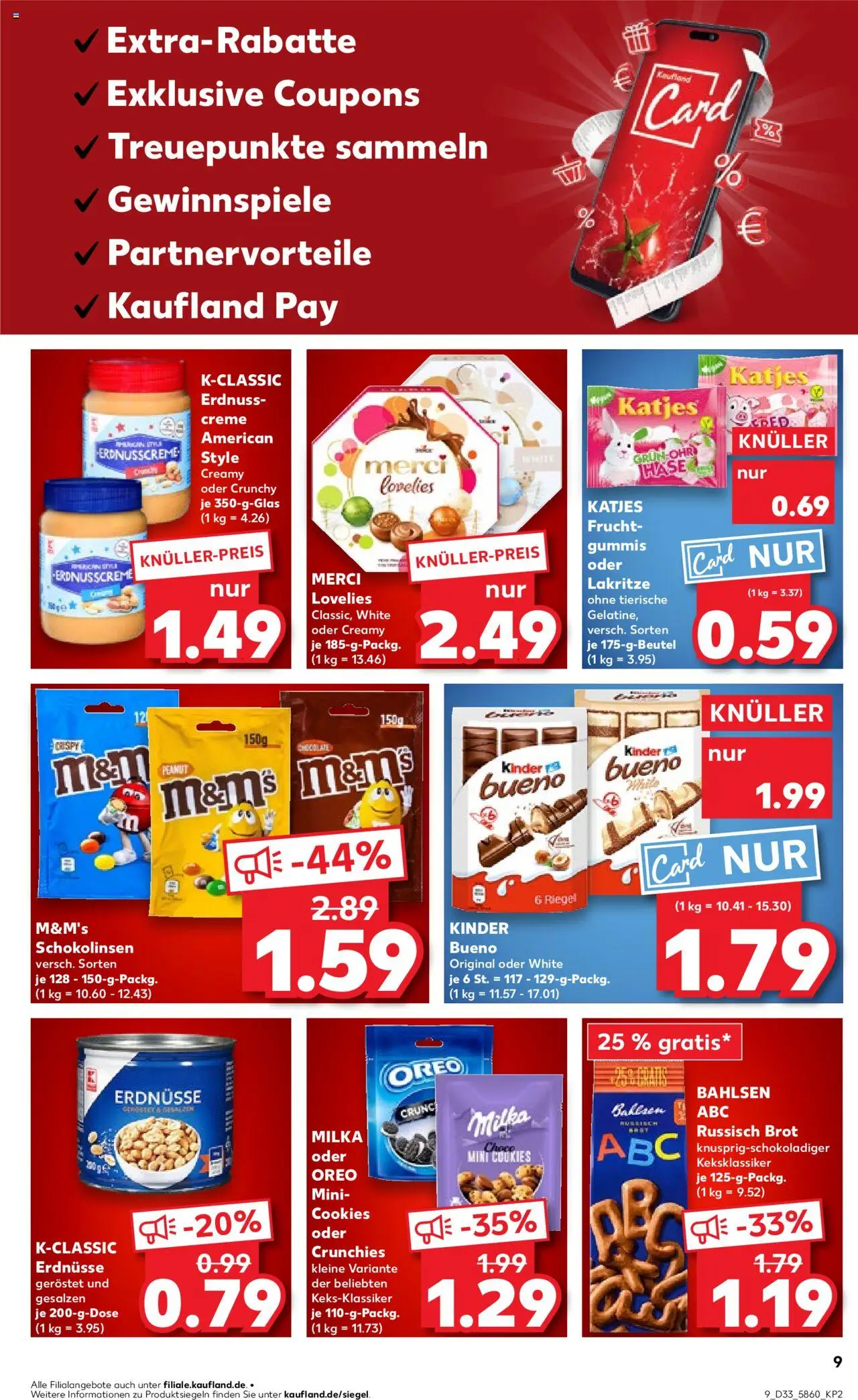  | Pagina: 9 | Producten: Oreo, Kinder, Crème