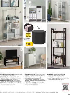 Vista previa Catálogo IKEA Salones válido desde el 01.09.2025 | Página: 11 | Productos: Mesa auxiliar, Almacenaje, Mesa, Armario