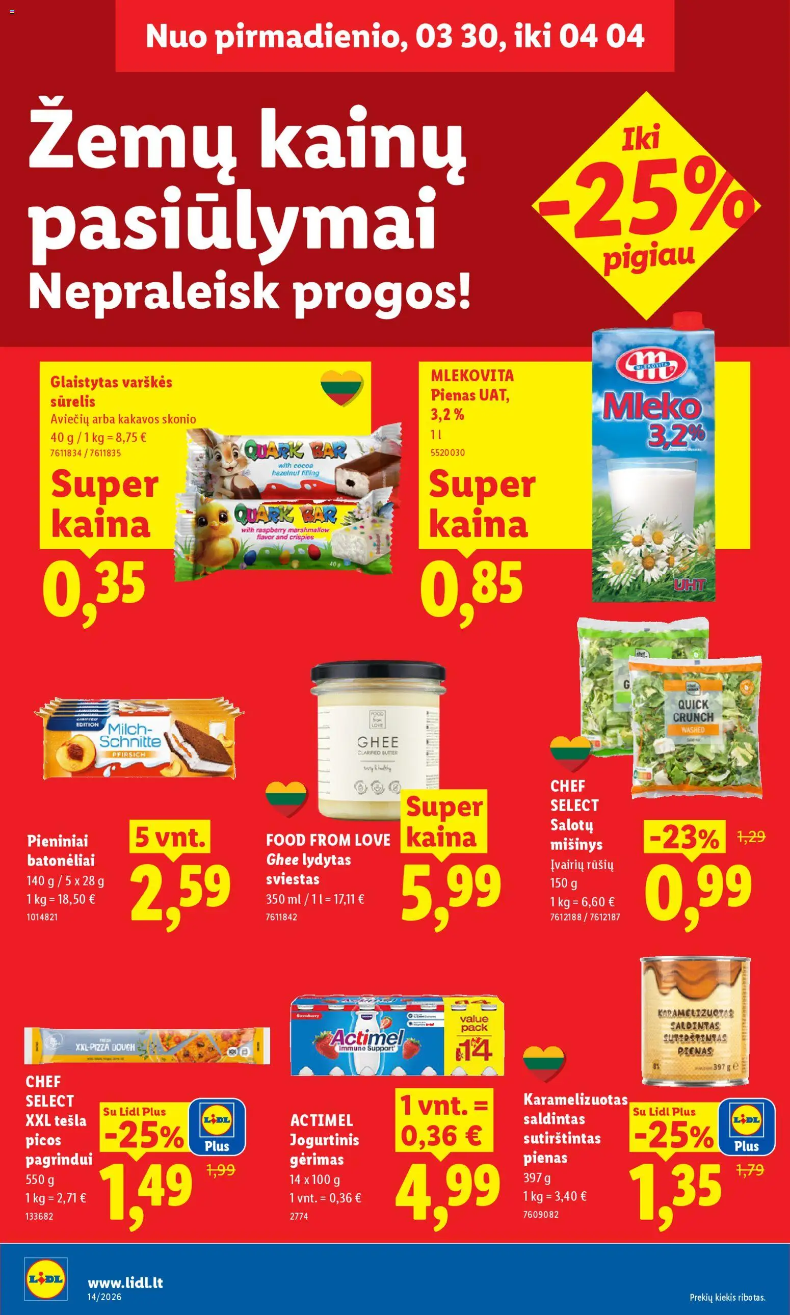 LIDL akcijos nuo 30.03.2026 | Puslapis: 14