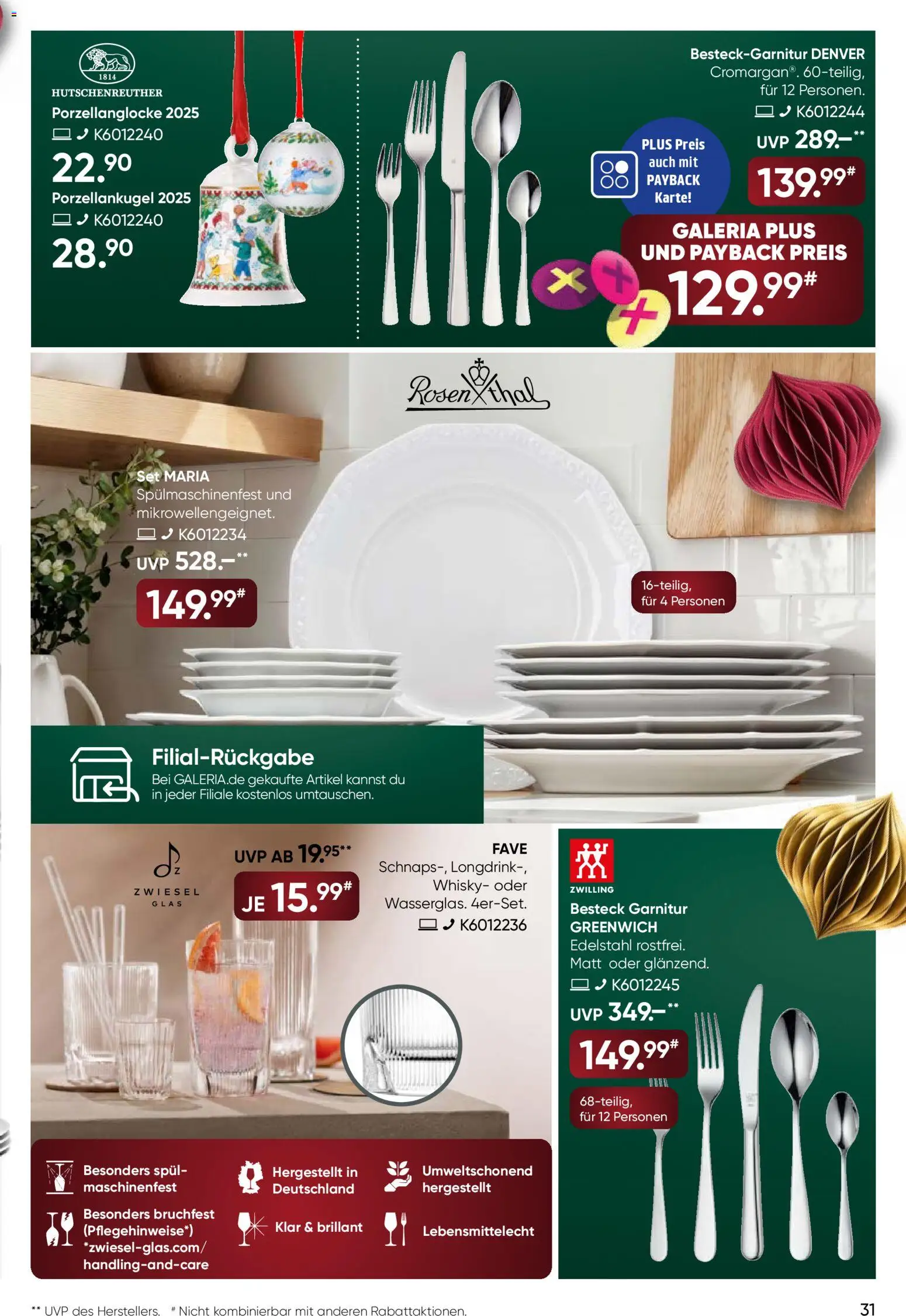 Galeria Karstadt Kaufhof Prospekt 	 – gültig ab 17.12.2025 | Seite: 31 | Produkte: Whisky