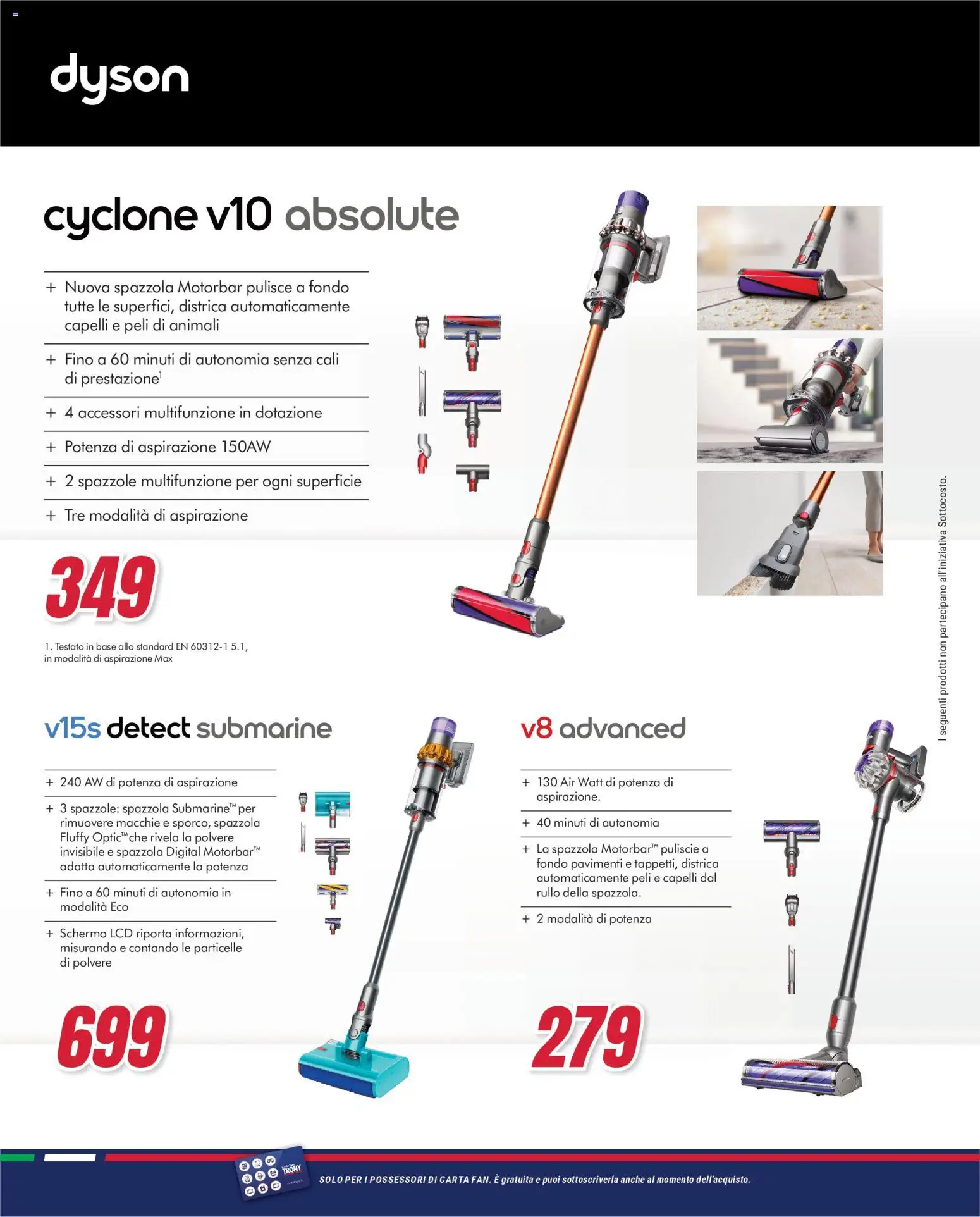 Volantino Trony del 13.12.2025 | Pagina: 9 | Prodotti: Spazzola, Rullo, Schermo, Dyson