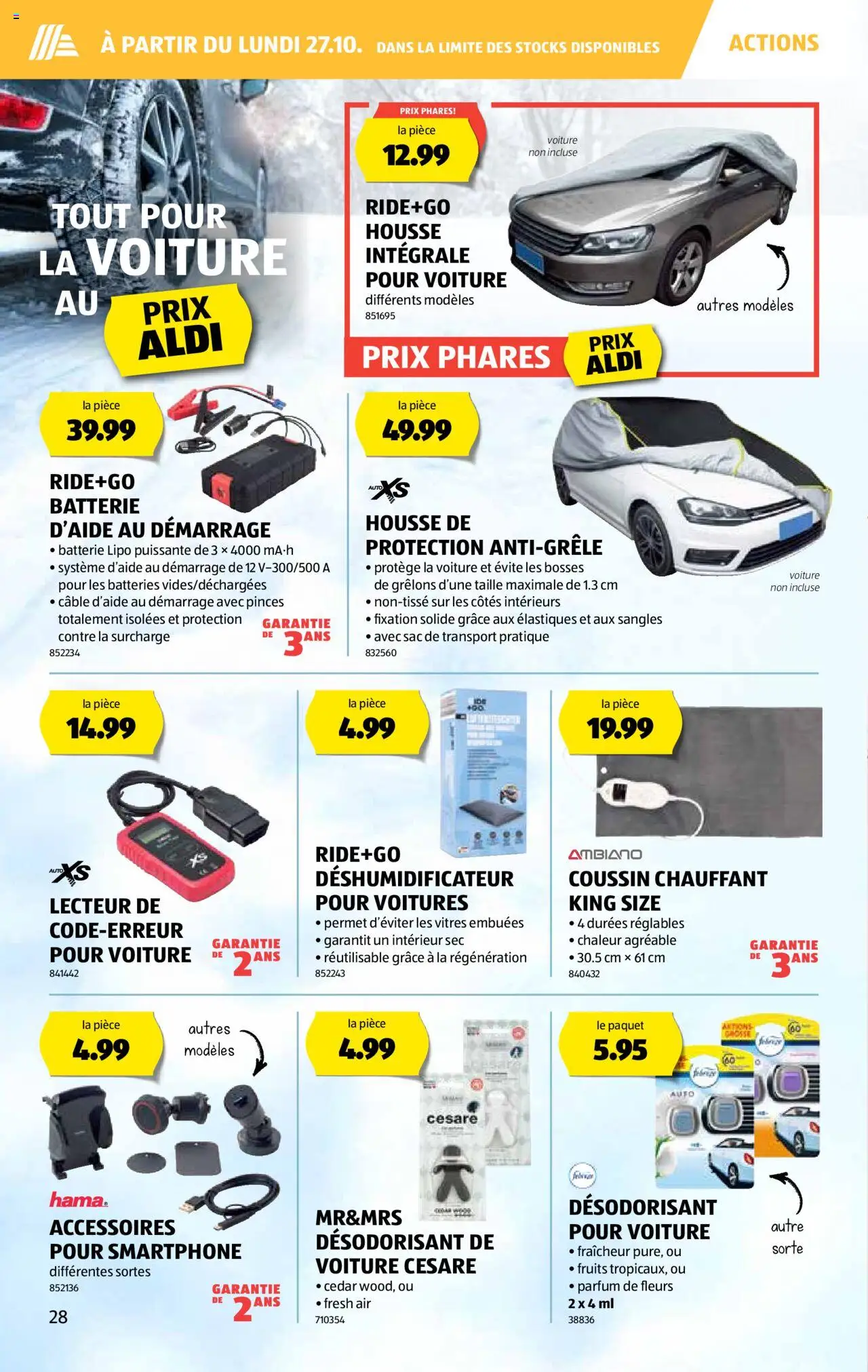 Aldi Aktionen FR – gültig ab 23.10.2025 | Seite: 29 | Produkte: Batterie, Parfüm, Smartphone