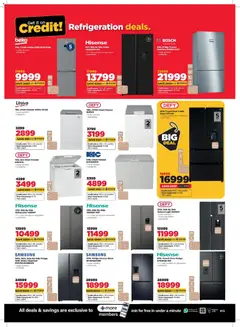 HiFi Corp specials catalogue – valid from 01.04.2026 | Page: 13 | Products: Refrigerator, Light, Chest freezer, Water