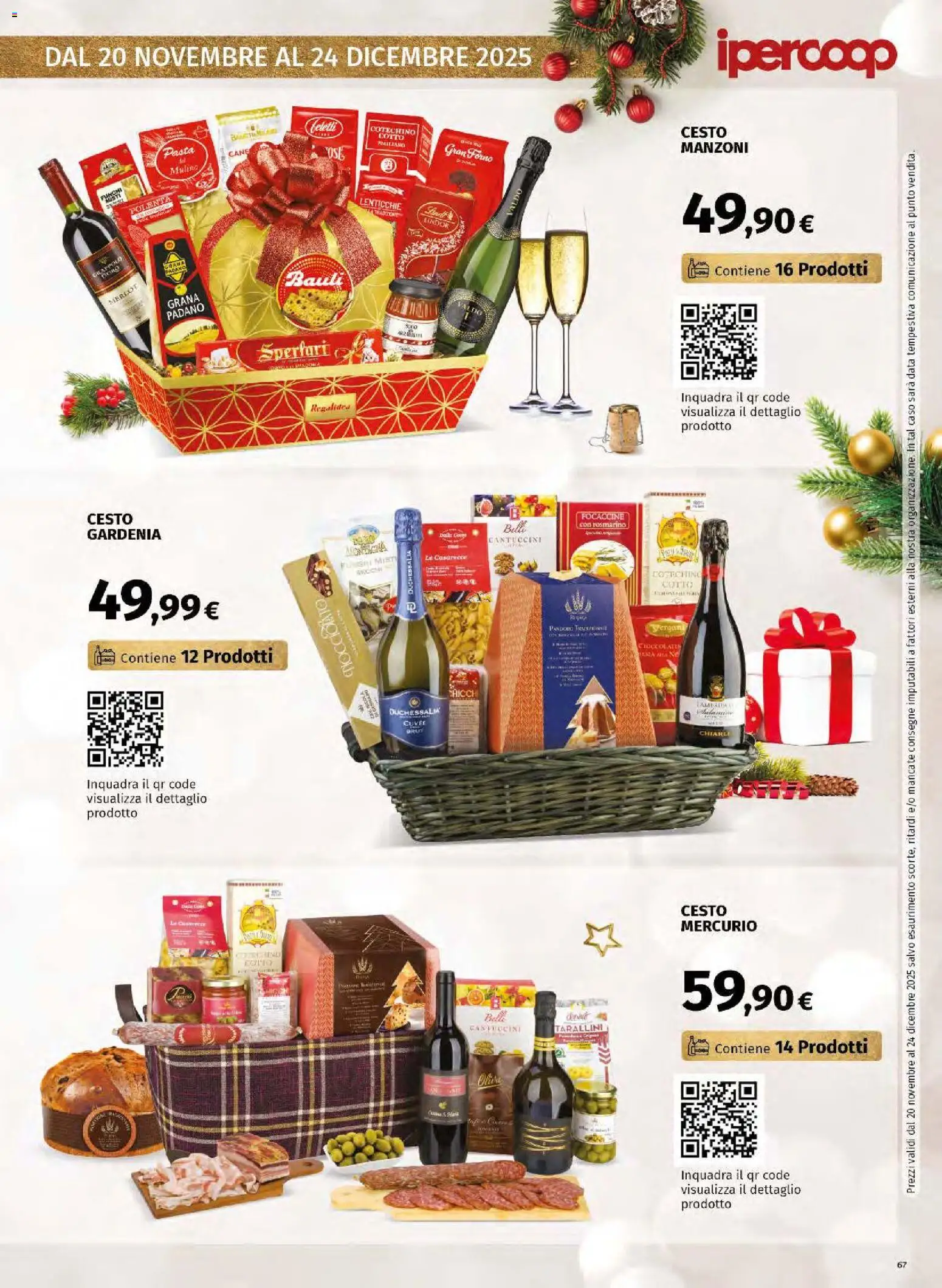 Volantino Ipercoop del 20.11.2025 | Pagina: 67 | Prodotti: Rosmarino, Cioccolato, Lenticchie, Funghi