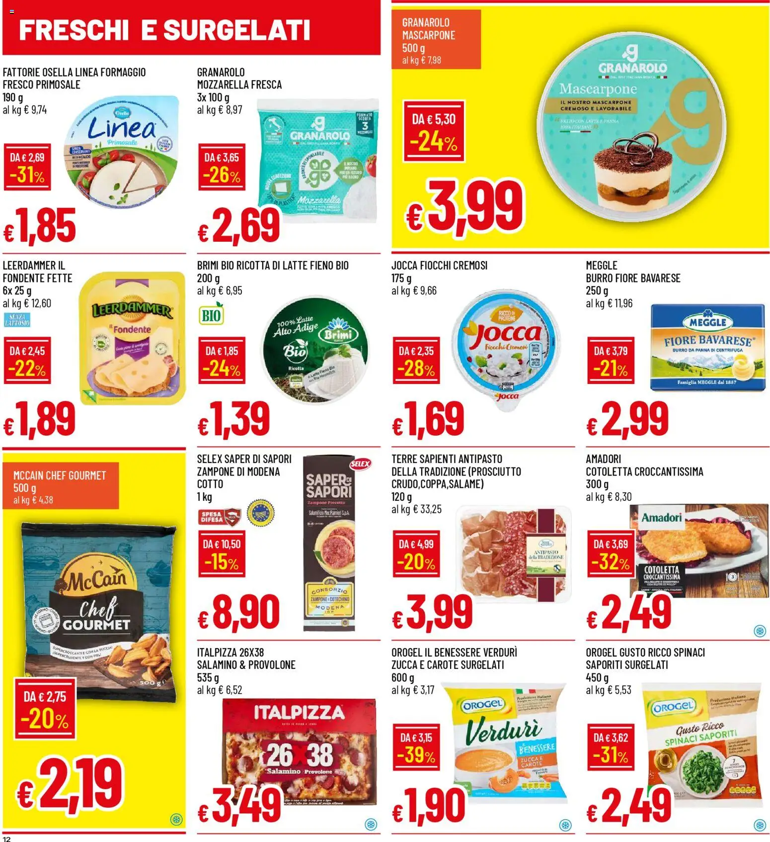 Volantino Galassia del 03.11.2025 | Pagina: 12 | Prodotti: Centrifuga, Panna, Latte, Zucca