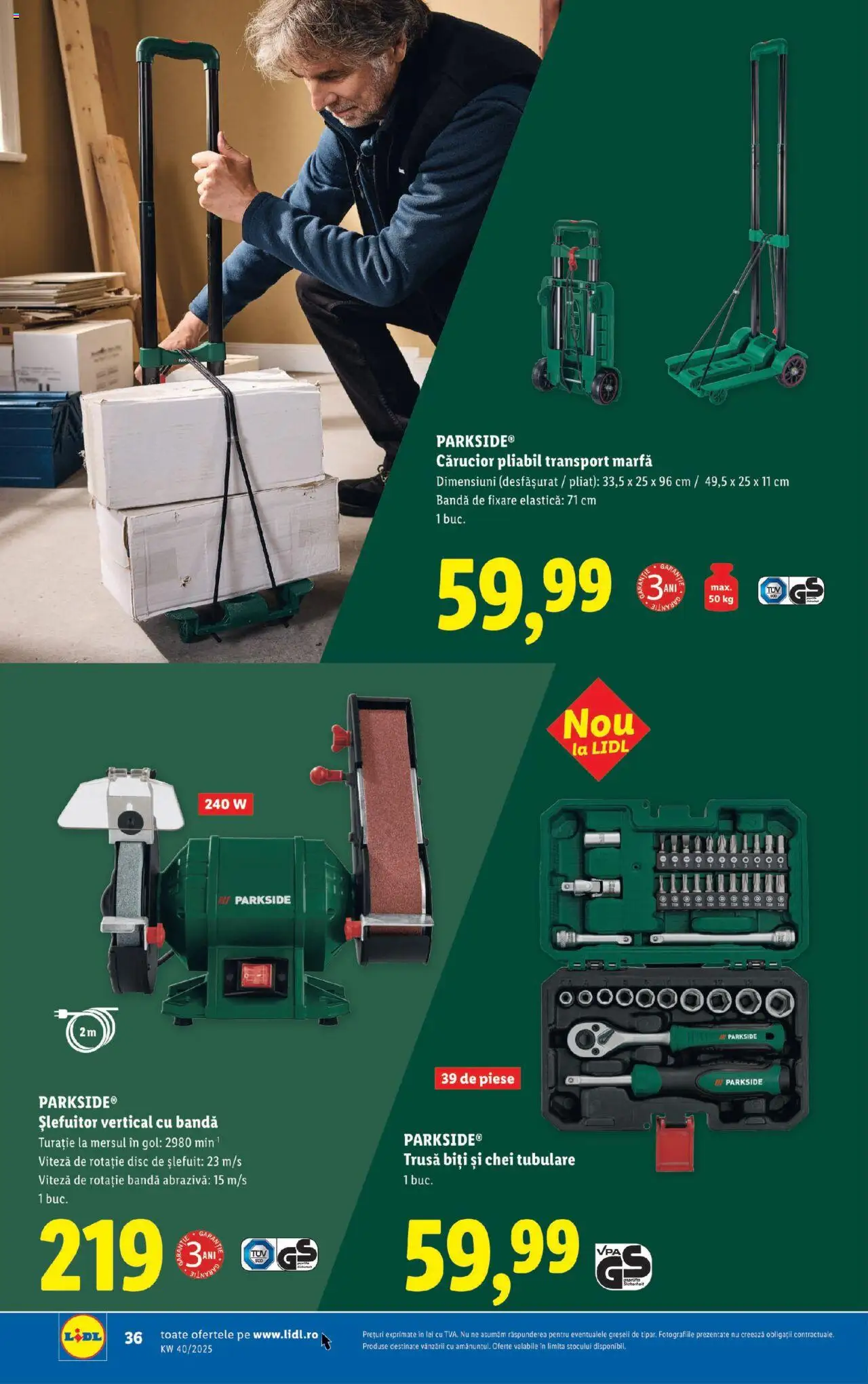 Noul catalog Lidl – valabil de la 29.09.2025 | Pagină: 36 | Produse: Arap sabunu, Disc