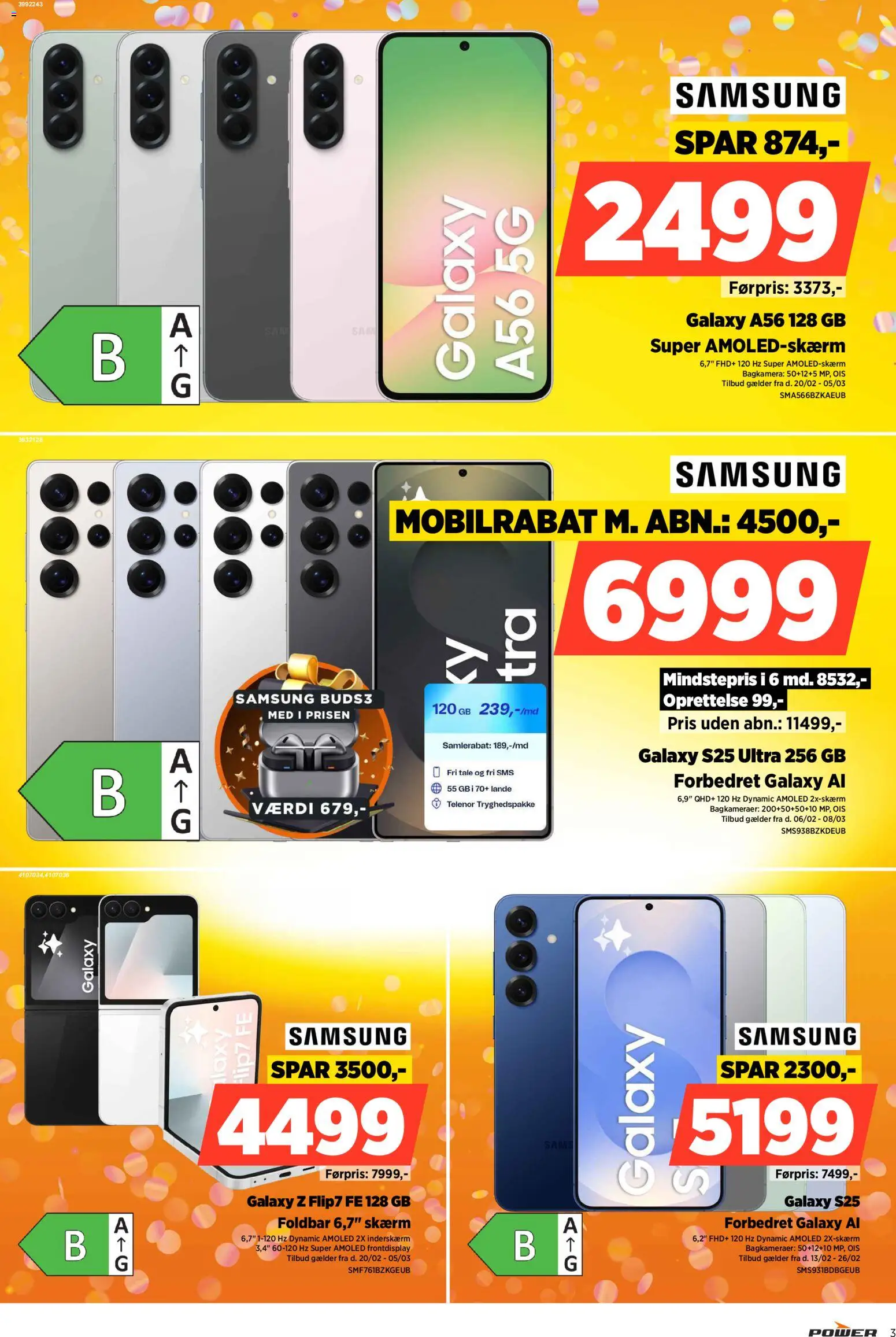 Power tilbudsavis – gyldig fra 20.02.2026 | Side: 3 | Produkter: Skærm