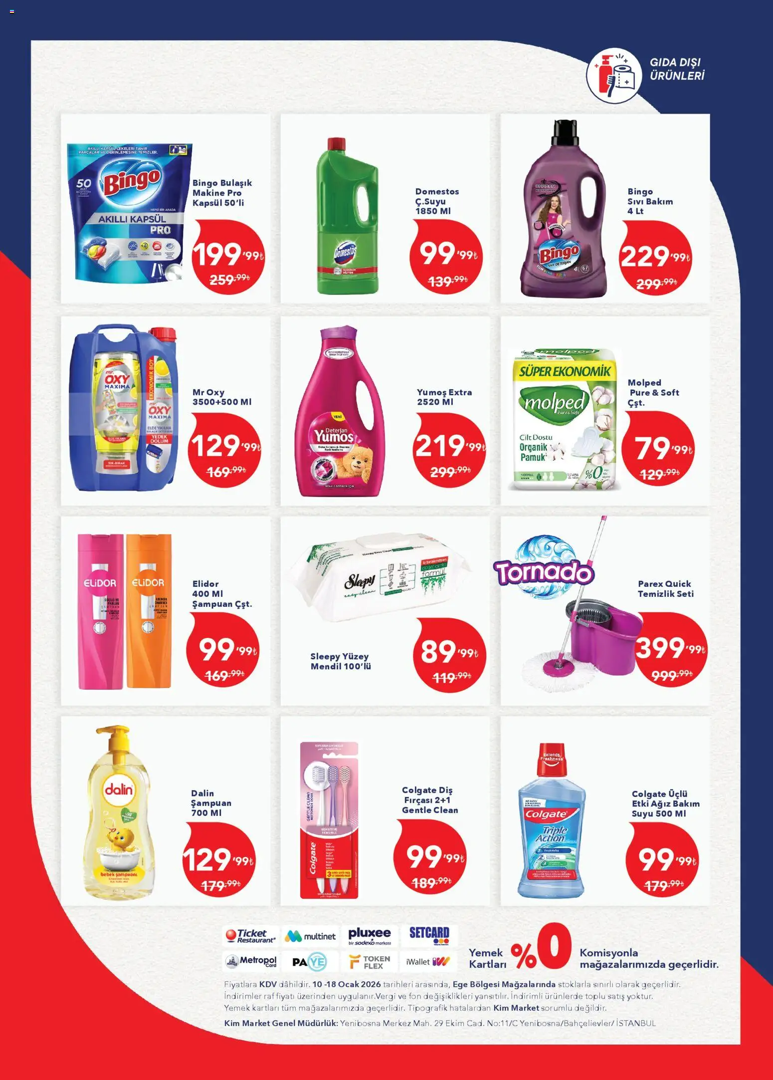 Kim Market Katalog - Ege Insert - 10.01.2026 tarihinden itibaren geçerlidir | Sayfa: 4 | Ürünler: Raf, Mendil, Şampuan, Deterjan