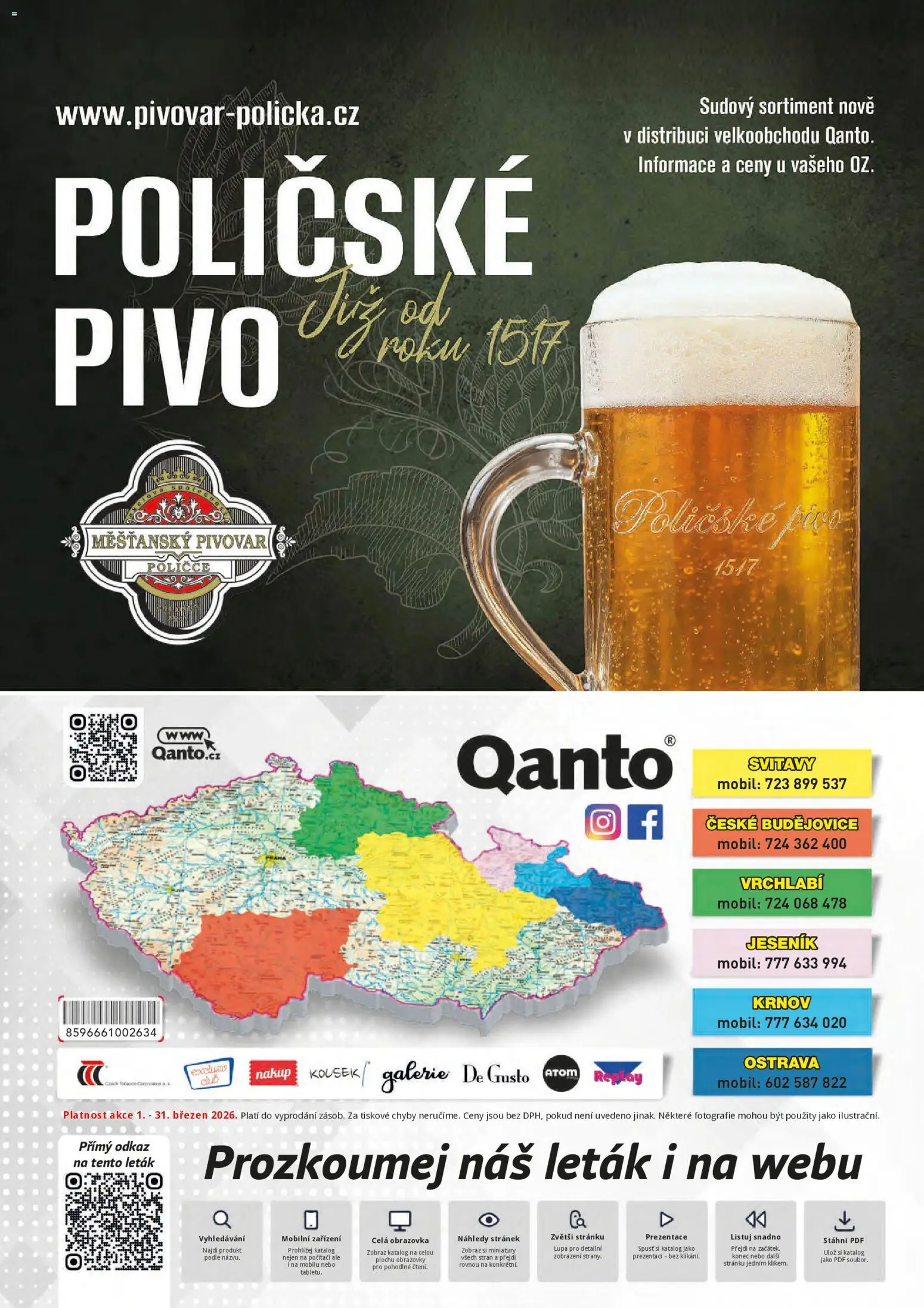 Astur & Qanto leták - Velkoobchod 03/2026 od 01.03.2026 | Strana: 196 | Produkty: Pivo, Lupa