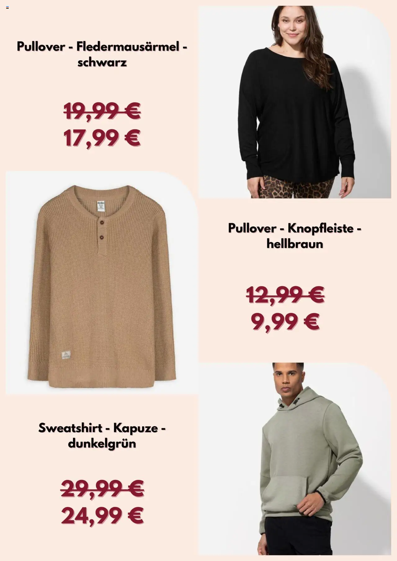 Takko Prospekt 	 – gültig ab 09.10.2025 | Seite: 4 | Produkte: Sweatshirt, Pullover