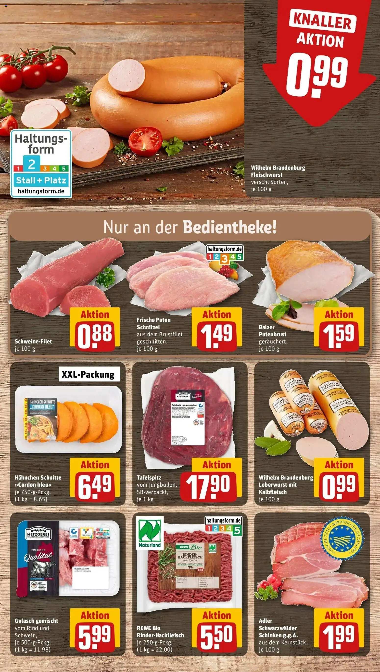 Rewe Prospekt Neumünster	 – gültig ab 09.03.2026 | Seite: 8 | Produkte: Tafelspitz, Hahnchen, Gulasch, Schinken