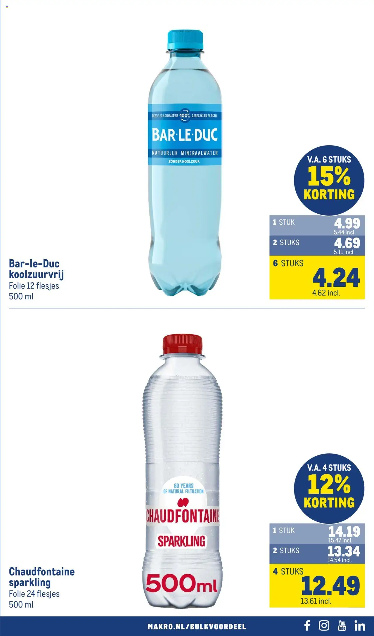 {H1} | Pagina: 99 | Producten: Fles, Mineraalwater