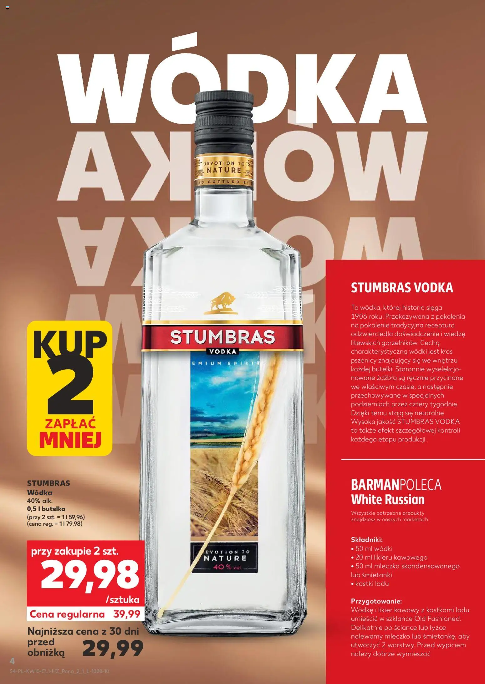 Kaufland Polsko leták - Barek od 05.03.2026 | Strana: 4 | Produkty: Vodka