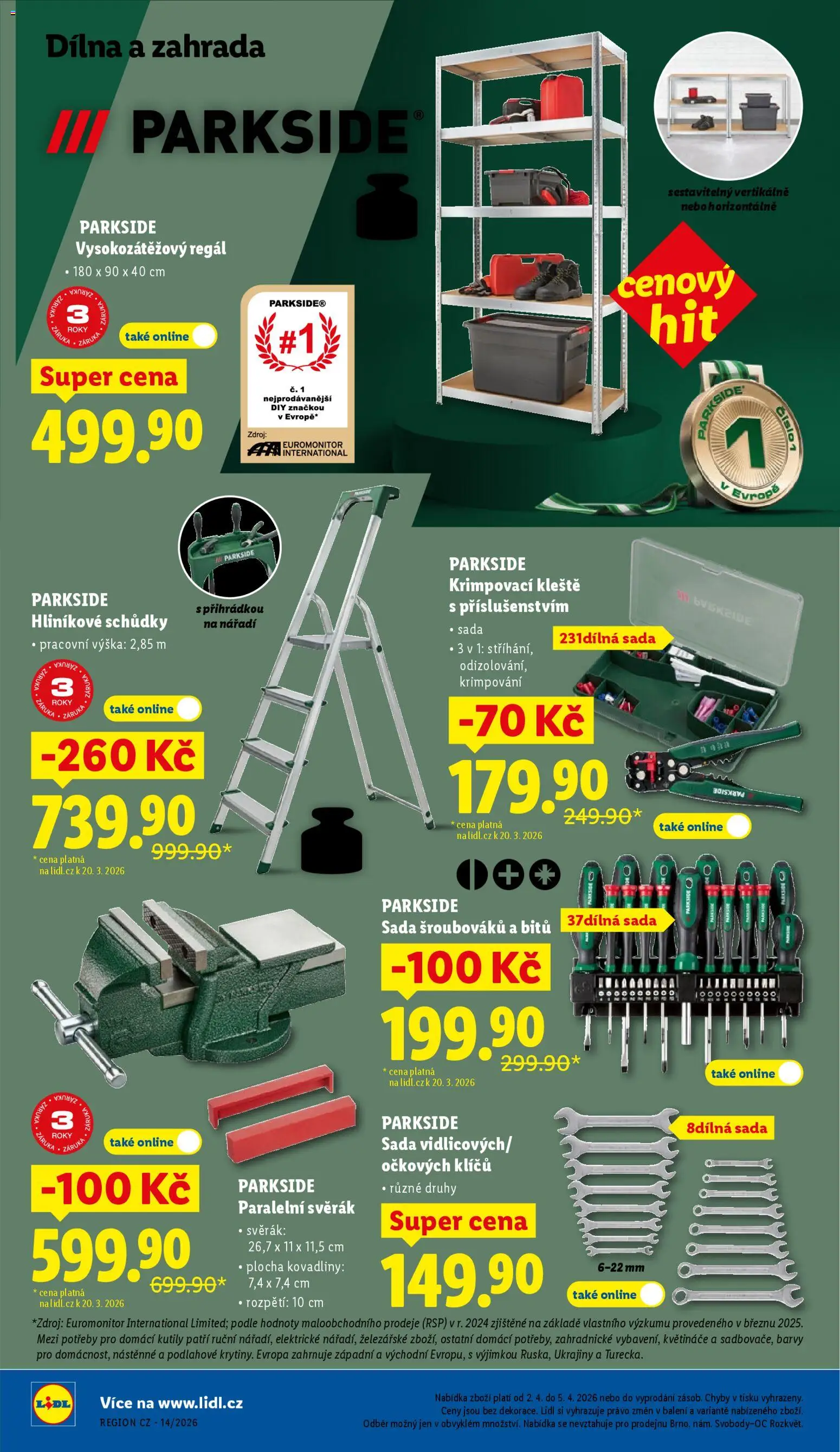 Lidl leták - Spotřební zboží od 30.03.2026 | Strana: 24 | Produkty: Květináče, Zahrada, Krimpovací kleště, Regál