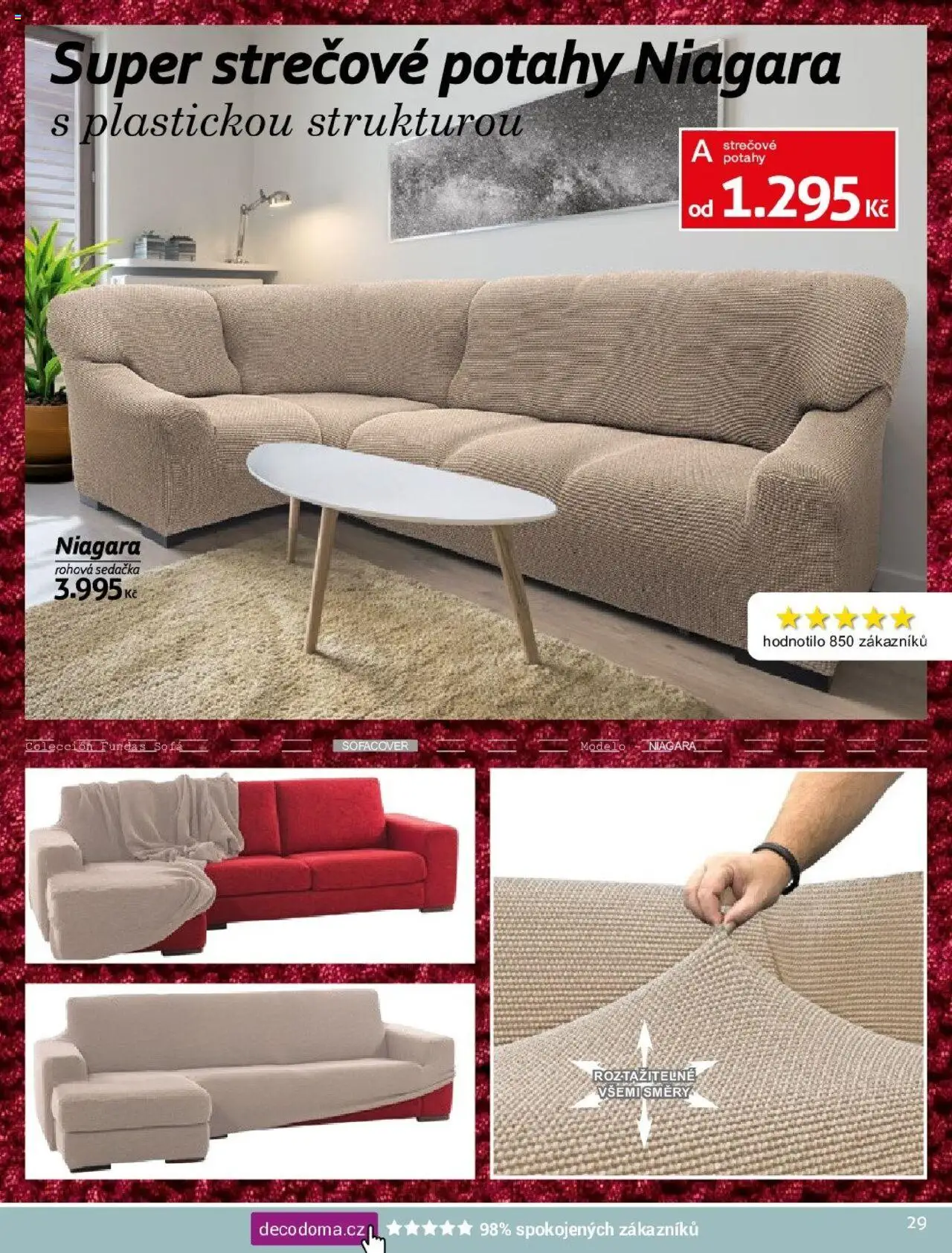 Decodoma katalog Vánoce 2025 od 09.10.2025 | Strana: 29 | Produkty: Sedačka