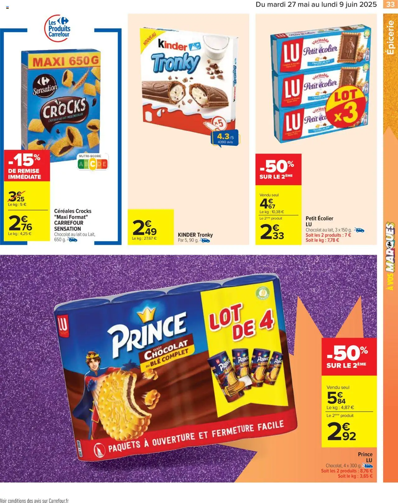  | Page: 35 | Produits: Lait, Chocolat, Céréales