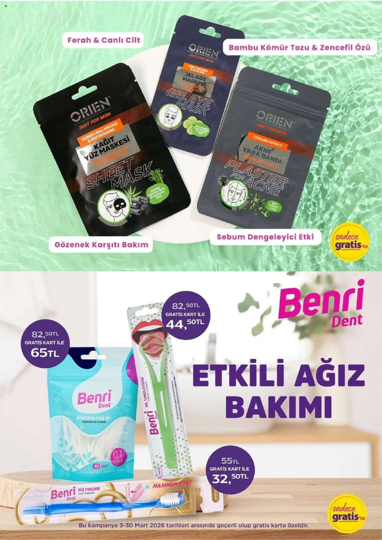 Gratis Katalog - 02.03.2026 tarihinden itibaren geçerlidir | Sayfa: 50 | Ürünler: Diş fırçası, Zencefil
