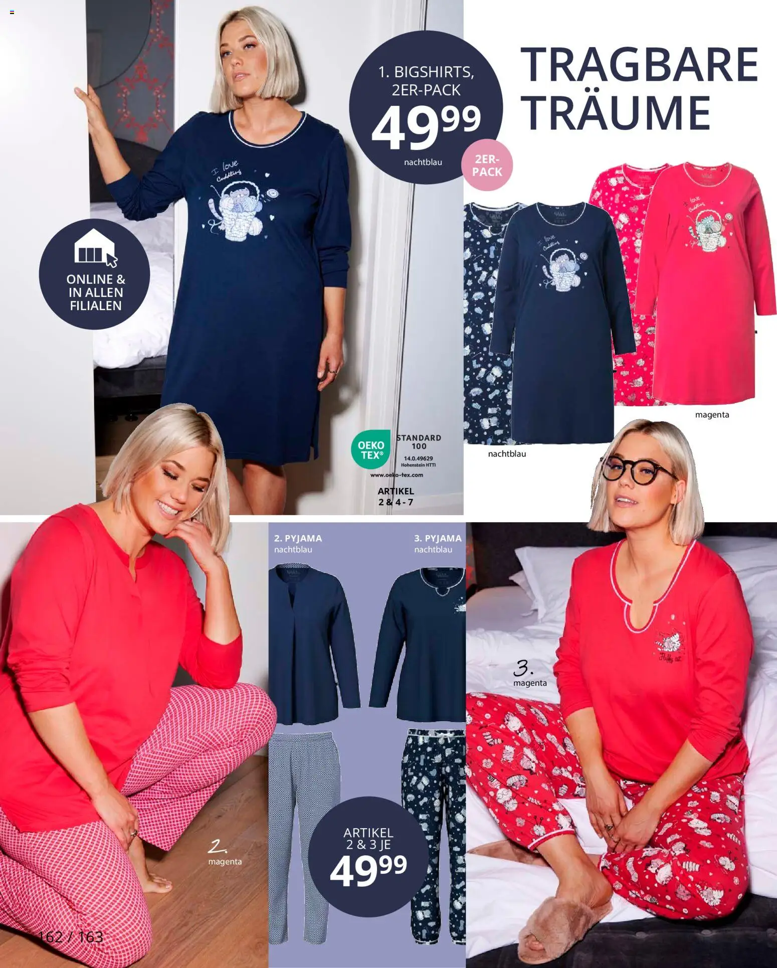 Ulla Popken Prospekt 	 – gültig ab 01.11.2025 | Seite: 162 | Produkte: Pyjama