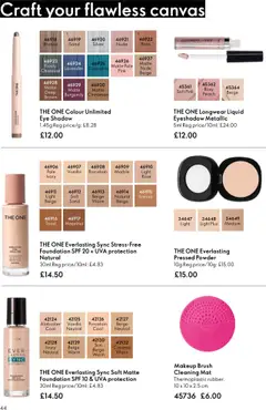  | Page: 44 | Products: Powder, Brush, Eye shadow, Vanilla