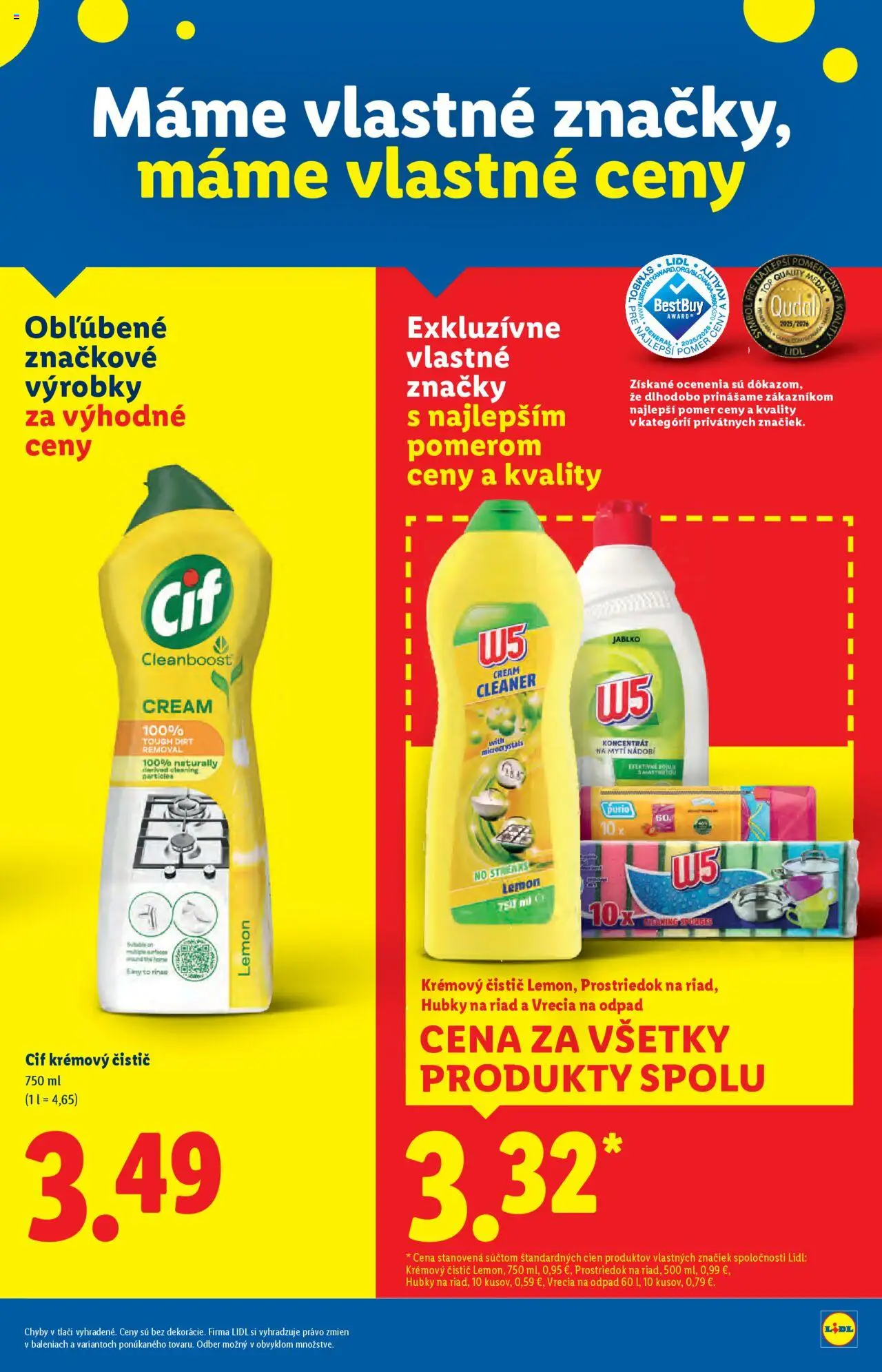 Nové Lidl akcie – leták je platný od 16.09.2025 | Strana: 41 | Produkty: Cif, Med