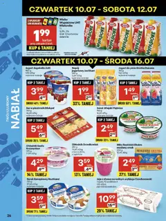 Delikatesy Centrum Gazetka od 10.07.2025 | Strona: 26 | Produkty: Mleko wypasione, Delikatesy, Jogurt, Jaja