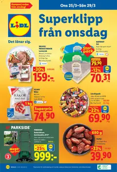 Lidl erbjudanden - Förhandsvisning av reklamblad från butik Lidl aktuell från 23.03.2026 | Sida: 27 | Produkter: Galler, Räkor, Batteri, Häll