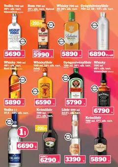 Family Diszkont Akciós újság - amely érvényes a következő dátumtól: 29.01.2026 | Oldal: 30 | Termékek: Jägermeister, Vodka, Fahéj, Só