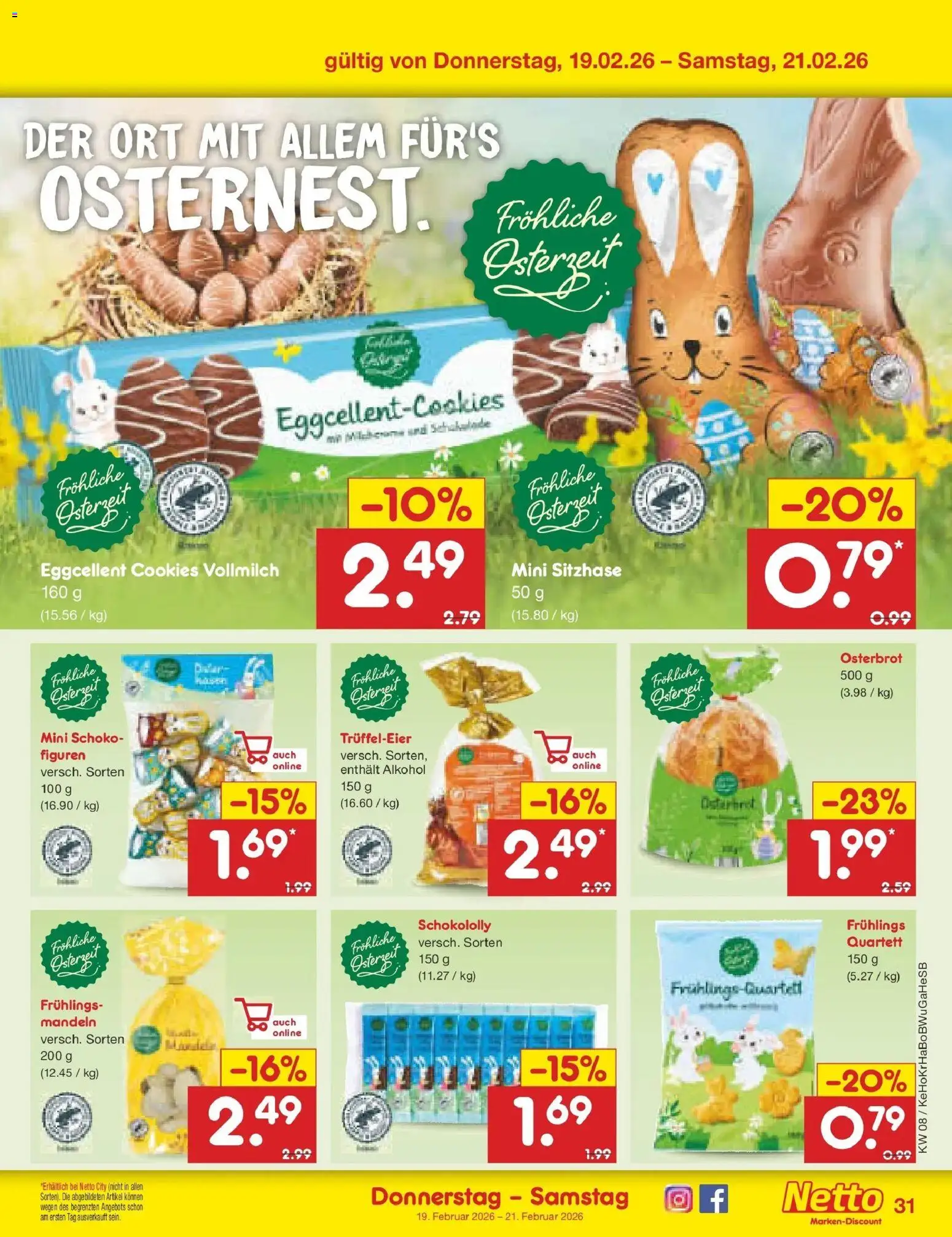 Netto Marken-Discount - Netto: Wochenangebote – gültig ab 16.02.2026 | Seite: 45 | Produkte: Mandeln