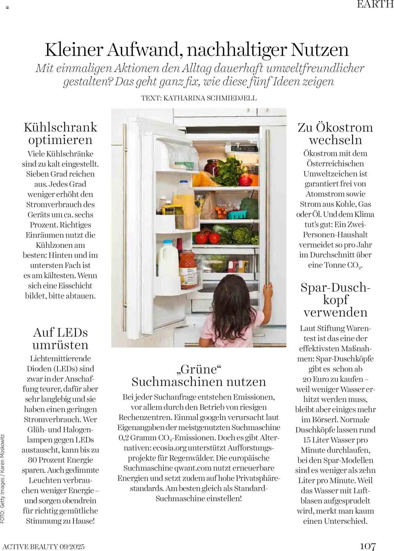 dm drogerie markt Active Beauty Magazin 09/2025 gültig ab 10.09.2025 | Seite: 107 | Produkte: Wasser, Kühlschrank