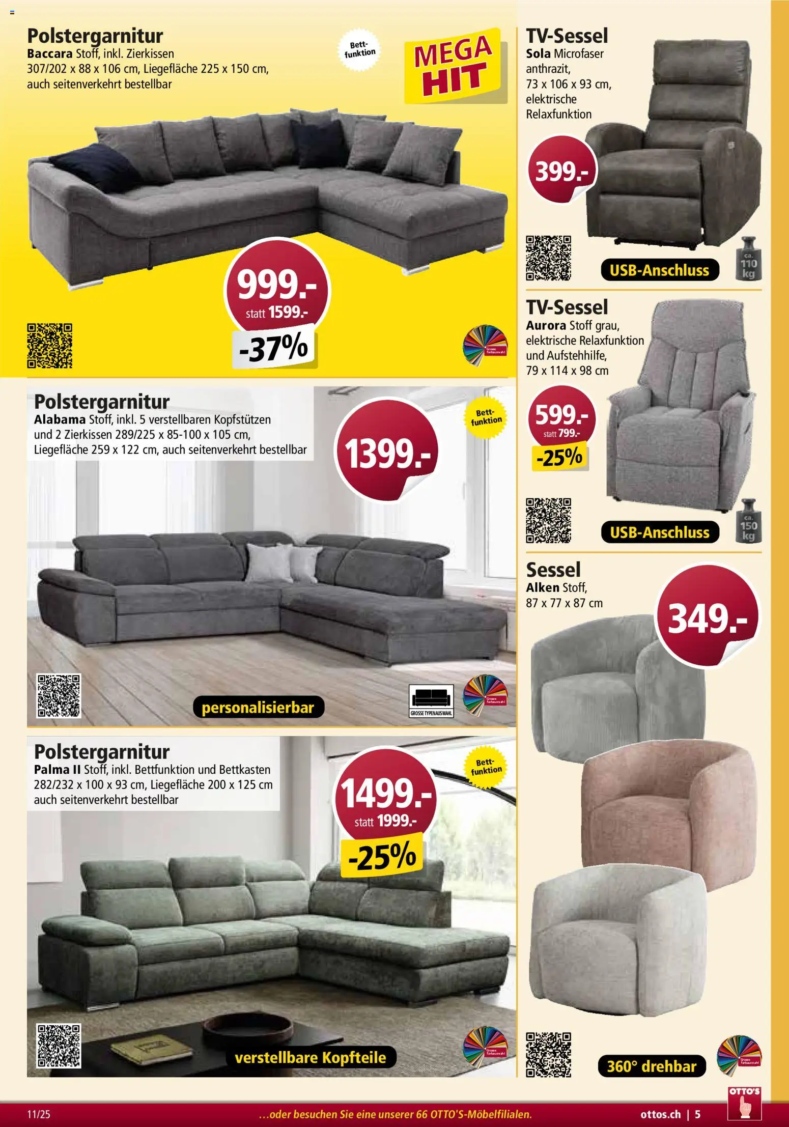 Otto's Aktionen Möbelflyer – gültig ab 01.11.2025 | Seite: 5