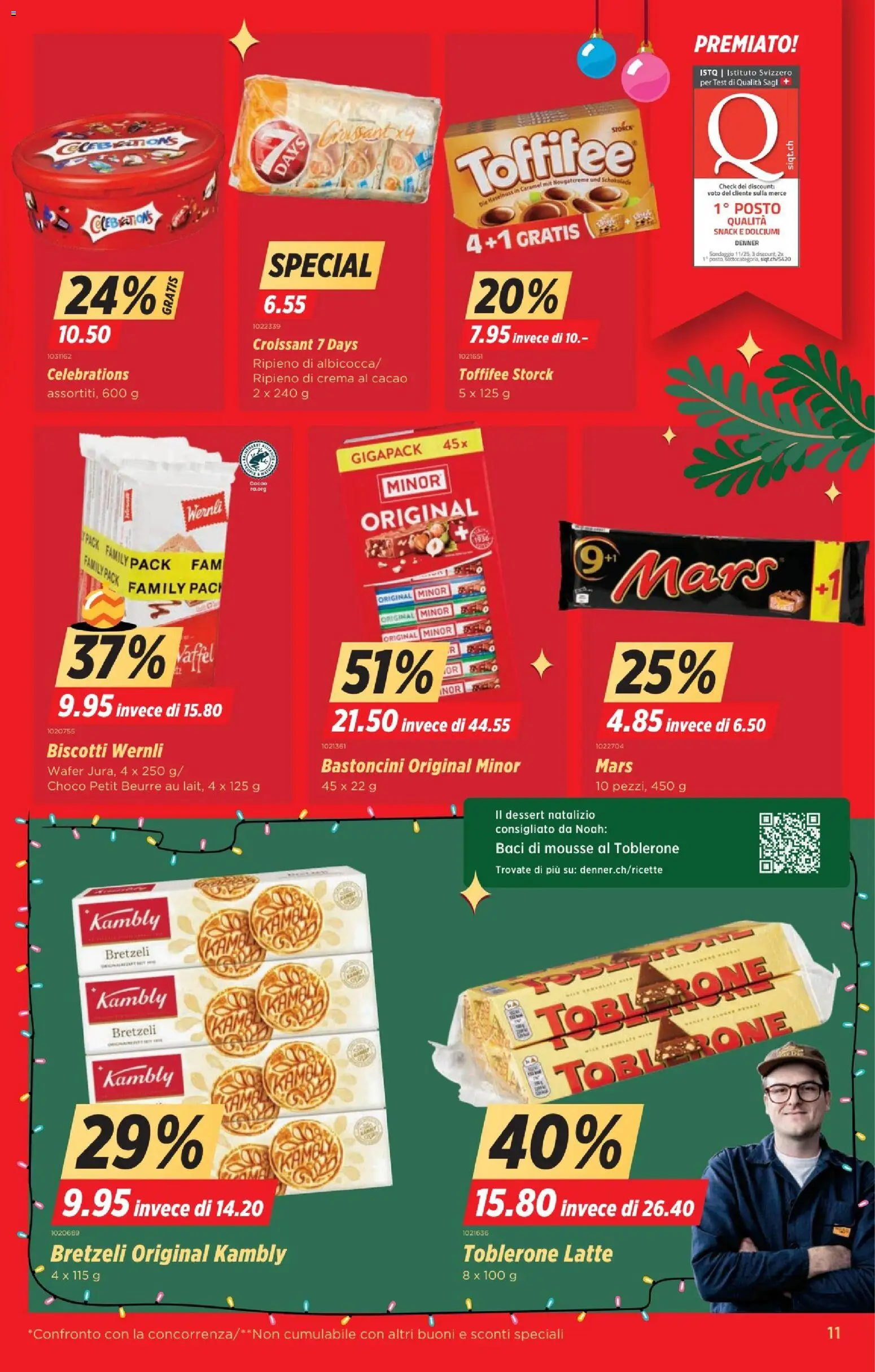 Denner Aktionen IT – gültig ab 23.12.2025 | Seite: 11 | Produkte: Celebrations, Mars