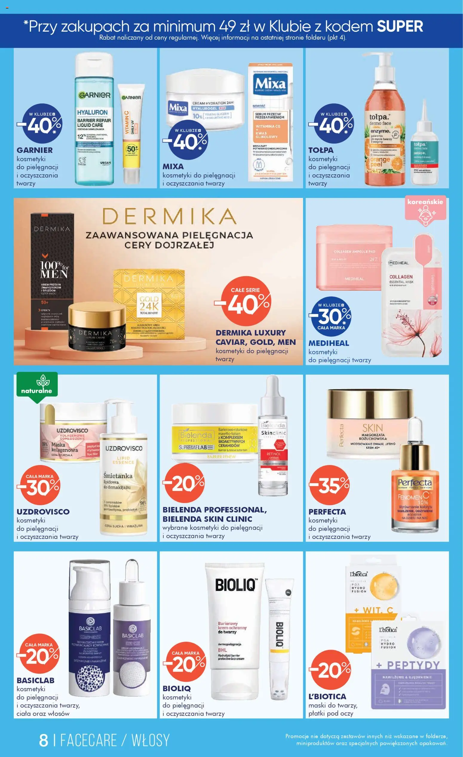 Super-pharm Gazetka od 12.01.2026 | Strona: 8 | Produkty: Galaretka, Maska, Płatki, Krem