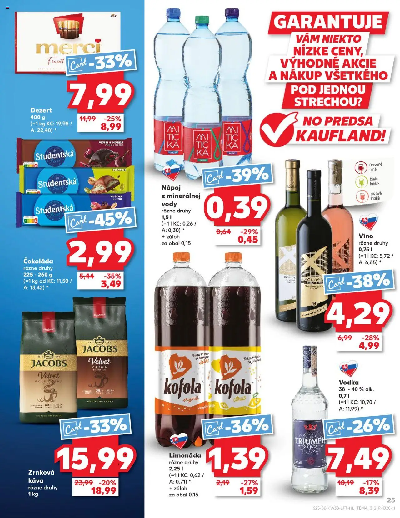 Kaufland SK akciós ujság - amely érvényes a következő dátumtól: 18.09.2025 | Oldal: 25