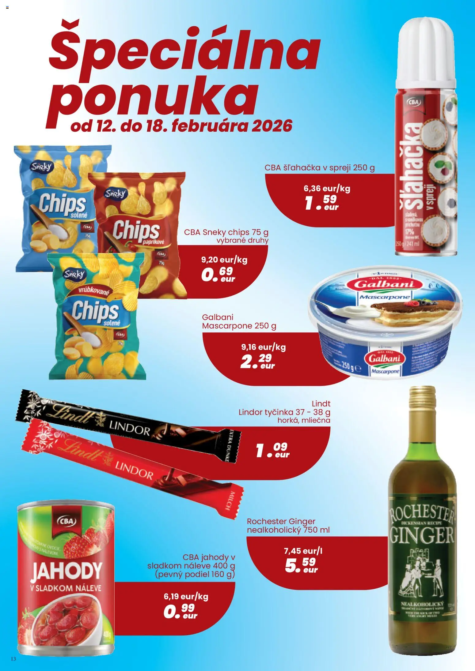 Nové CBA Verex akcie – leták je platný od 05.02.2026 | Strana: 13