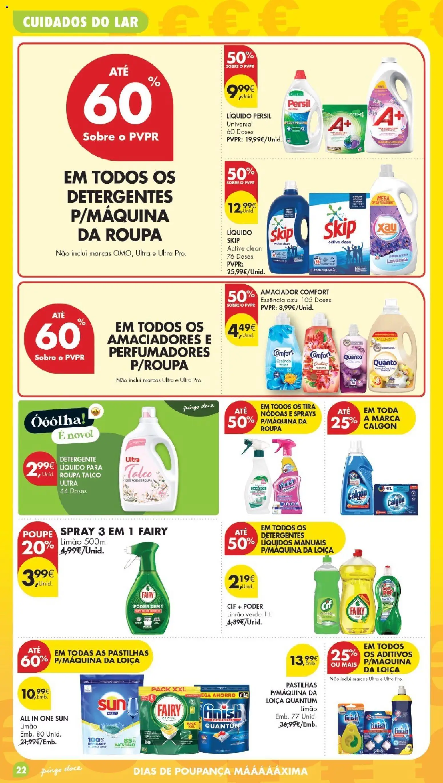 Pingo Doce Poupe Esta Semana Madeira │ válido de 28.04.2026 | Página: 22 | Produtos: Detergente, Persil