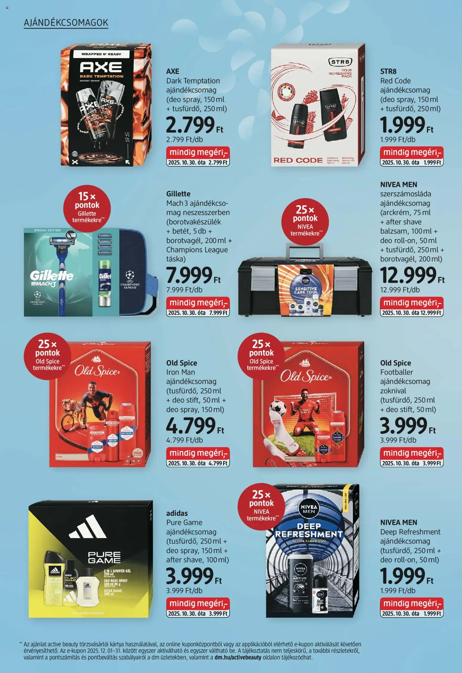 DM Drogerie Markt akciós ujság - amely érvényes a következő dátumtól: 27.11.2025 | Oldal: 12 | Termékek: Old spice, Táska, Body, Szerszámosláda