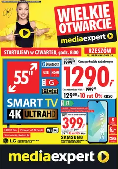 Pogląd oferty "Mediaexpert Gazetka - Wielkie otwarcie Rzeszów" - ważna od 20.11.2025