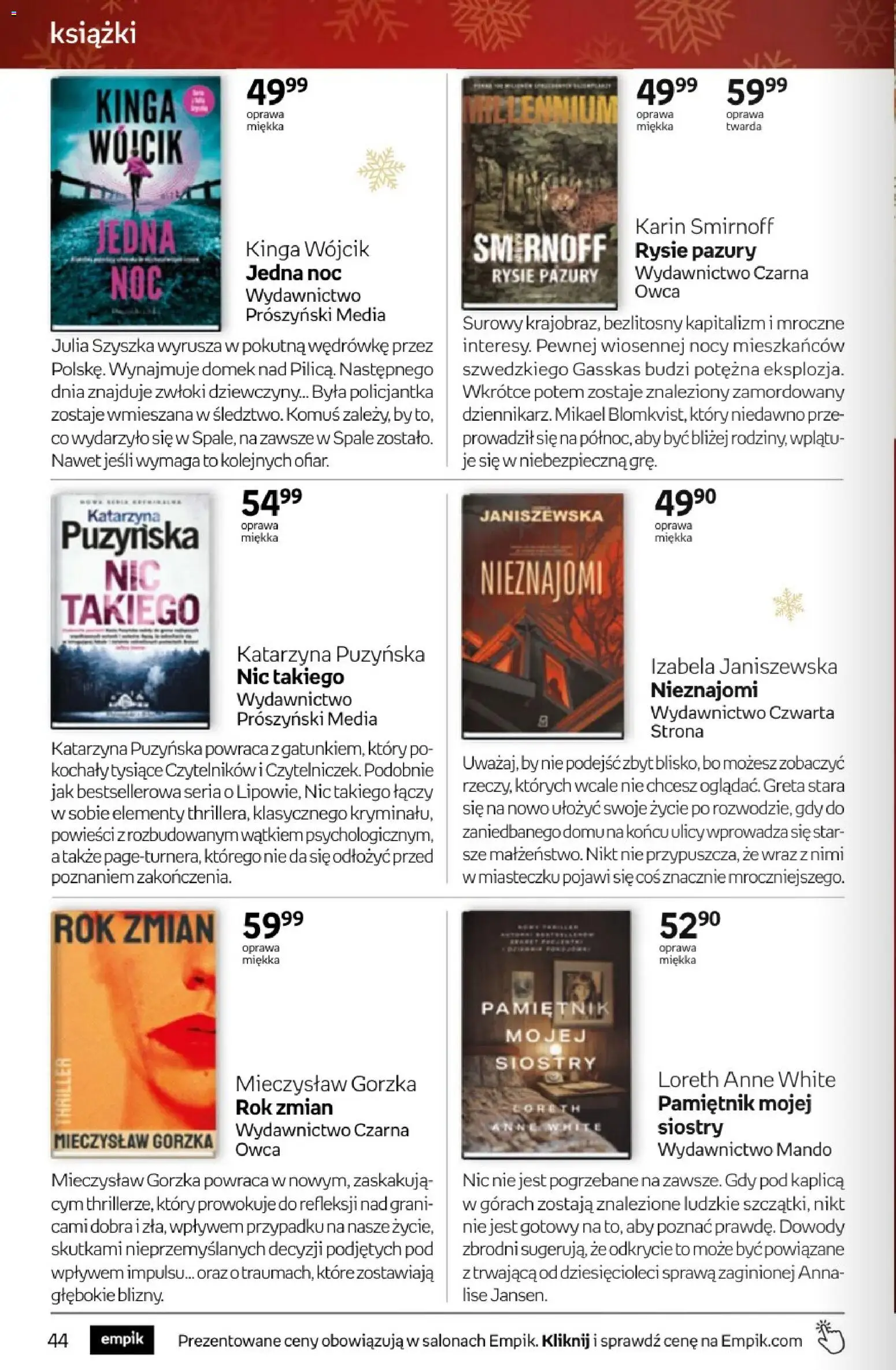 Empik promocje - Tom kultury Książki od 26.11.2025 | Strona: 44 | Produkty: Książki