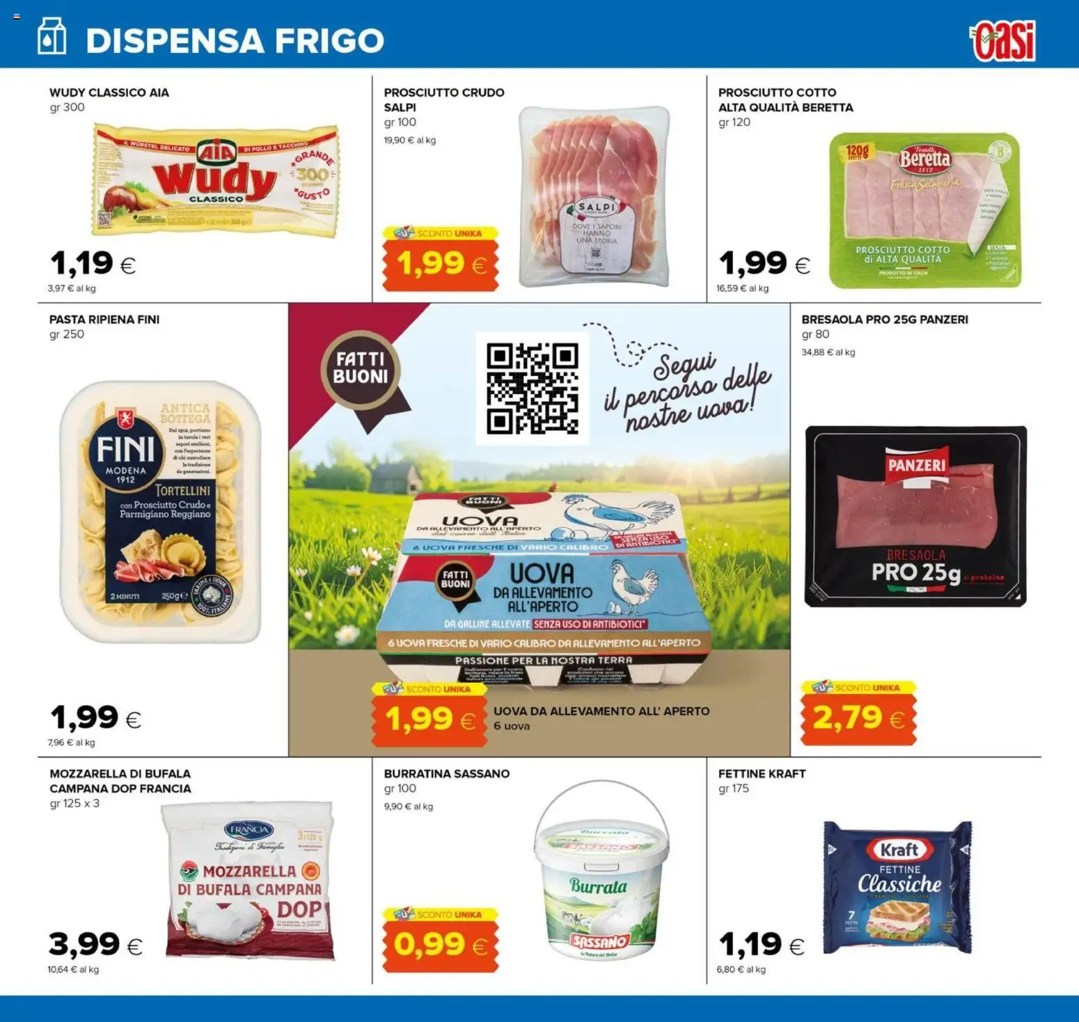 Volantino Oasi del 22.04.2026 | Pagina: 11 | Prodotti: Bresaola, Tacchino, Prosciutto, Parmigiano reggiano