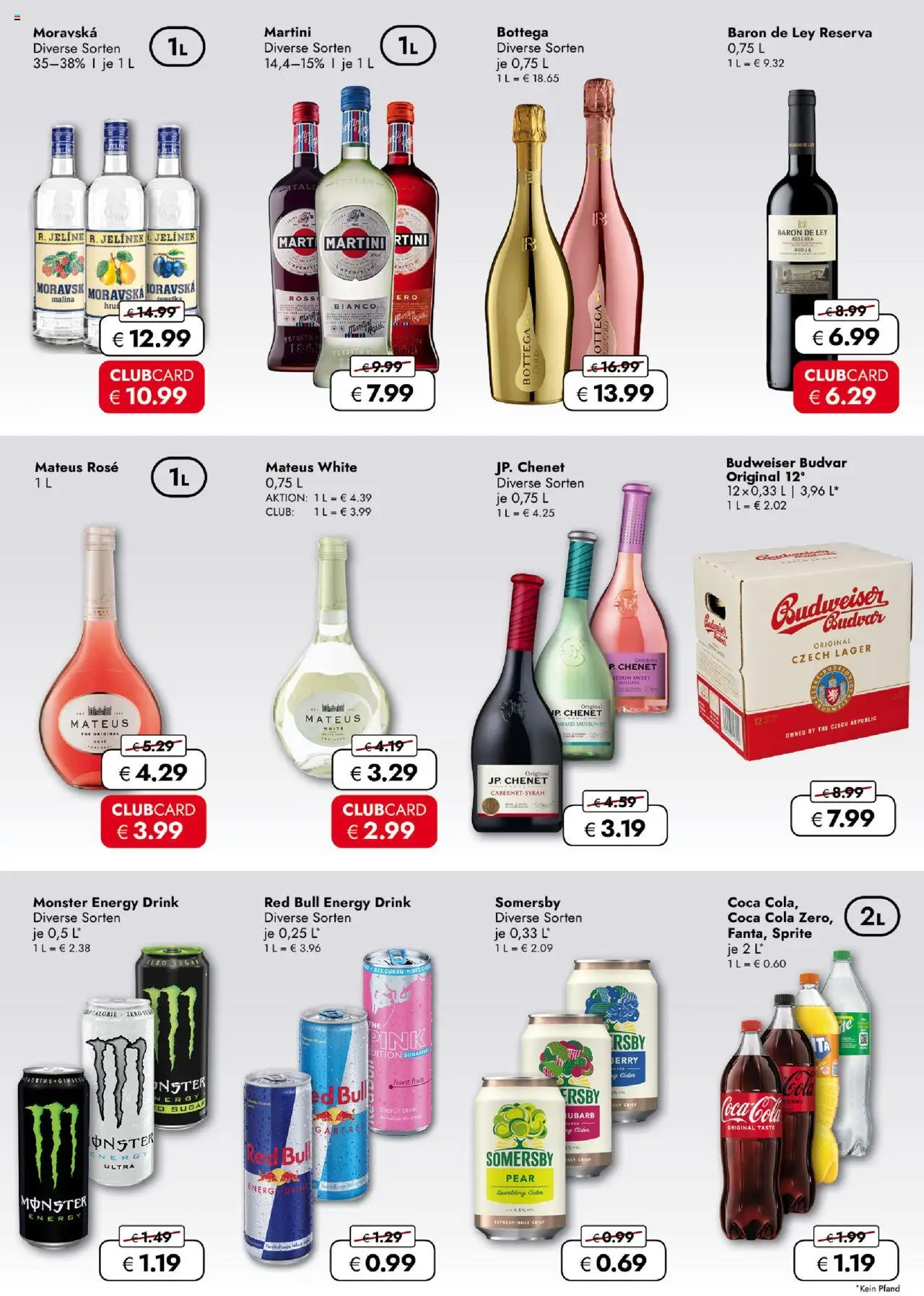 Travel Free leták od 13.06.2025 | Strana: 4 | Produkty: Budvar, Monster, Red Bull, Energy drink