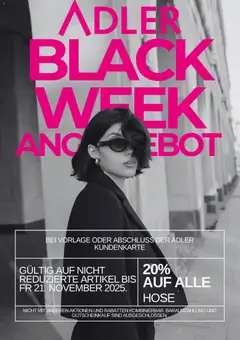 Adler - Black Friday ab 17.11.2025 gültig