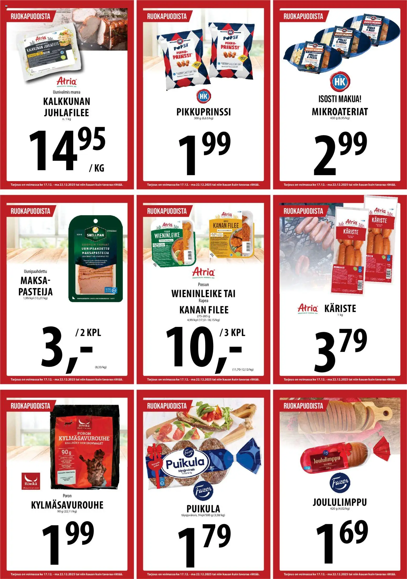 Tuuri tarjoukset – voimassa 17.12.2025 alkaen | Sivu: 14 | Tuotteet: Pasta