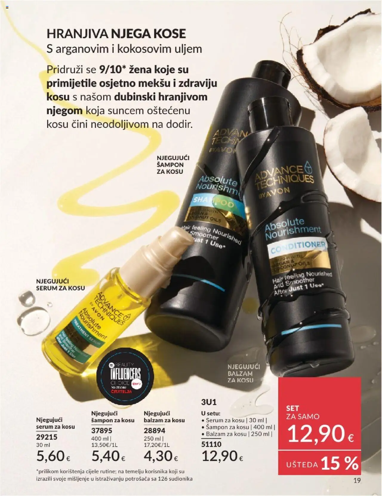 Avon katalog | vrijedi od 31.05.2025 | Stranica: 19 | Proizvodi: Serum za kosu, Šampon