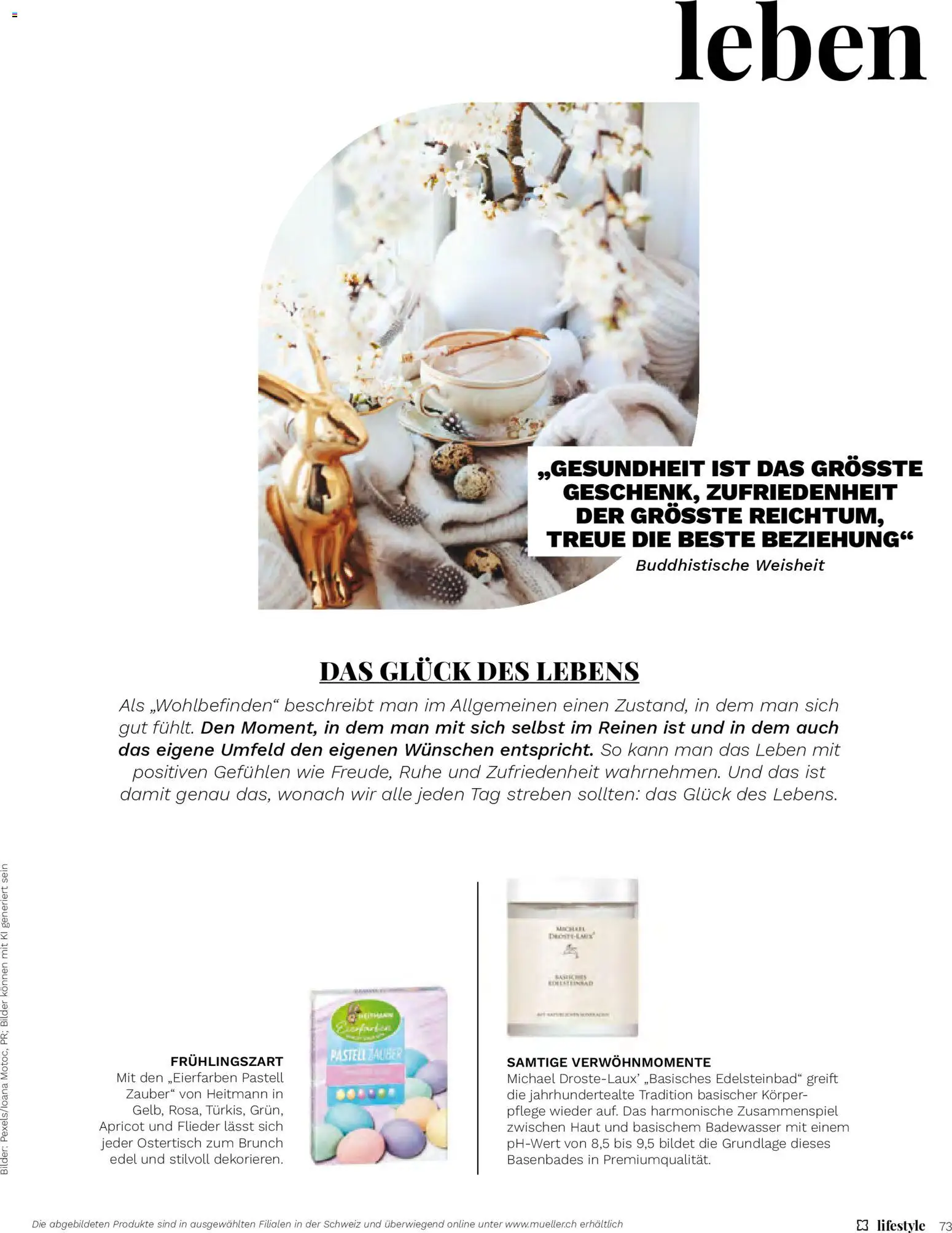 Müller aktionen Magazin – gültig ab 01.03.2026 | Seite: 73 | Produkte: Bilder